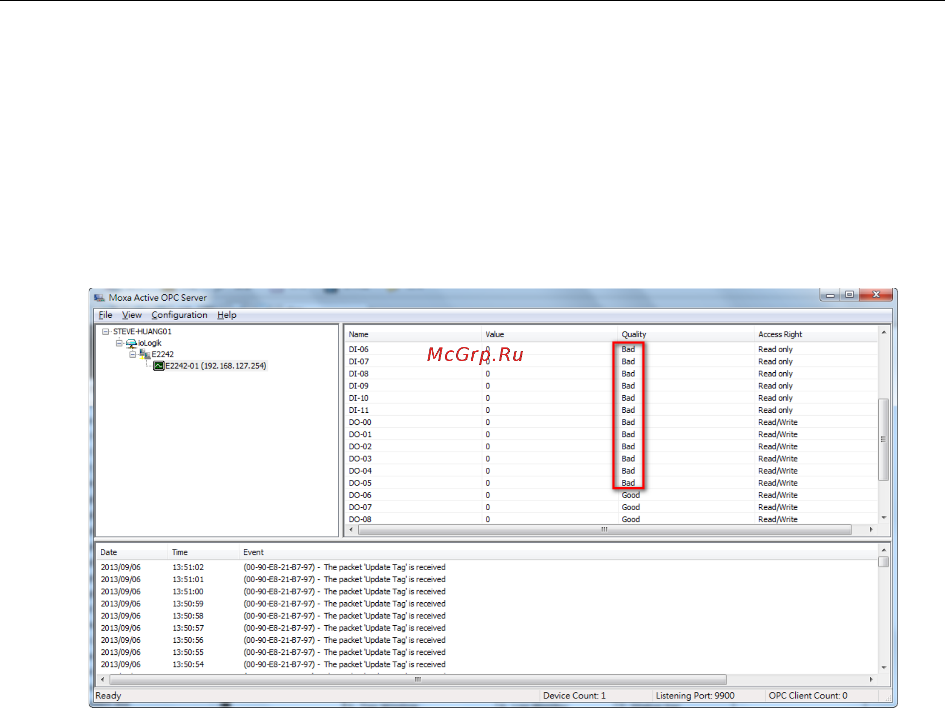 Moxa ioLogik E2240-T [65/263] Heartbeat interval