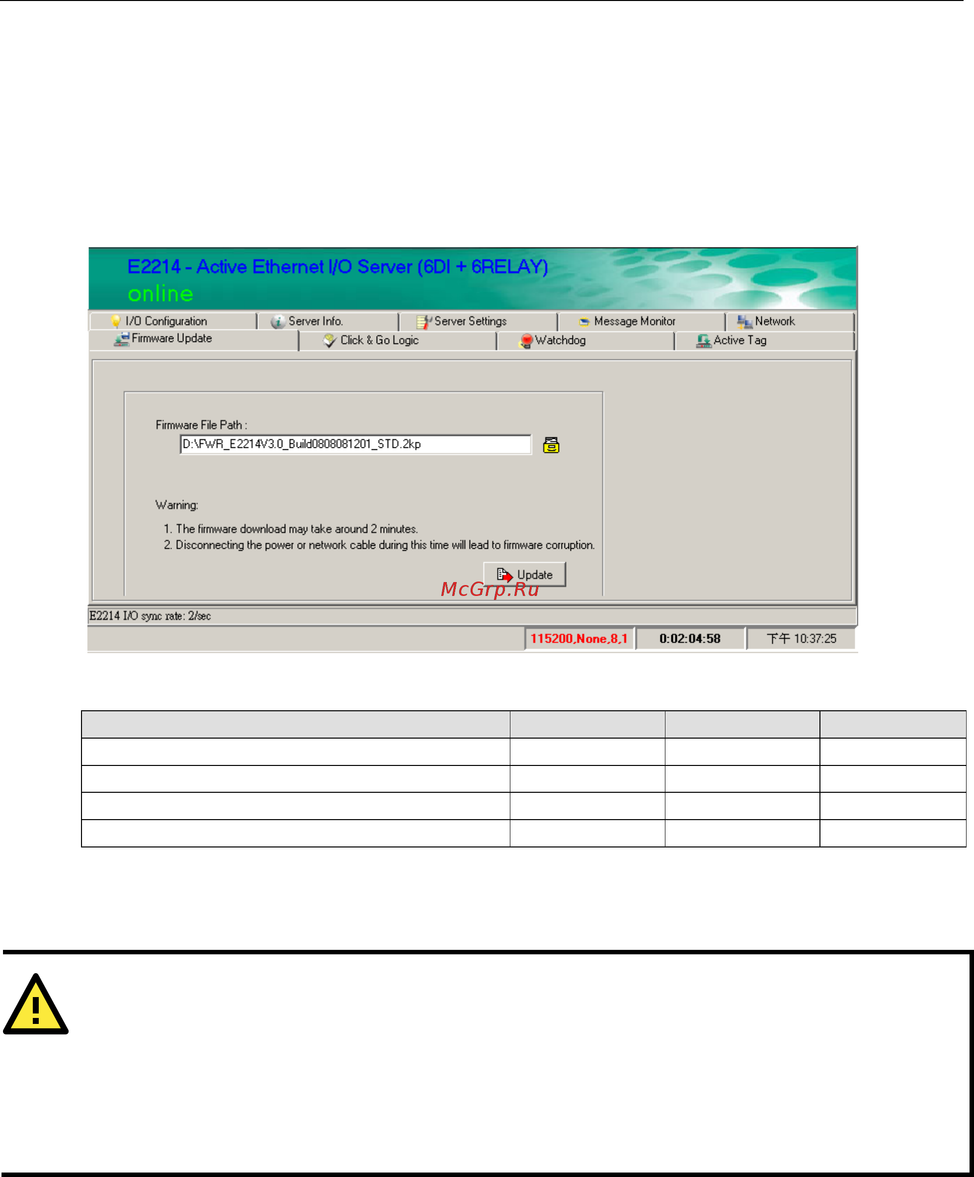 Moxa ioLogik E2210 [15/90] Firmware update
