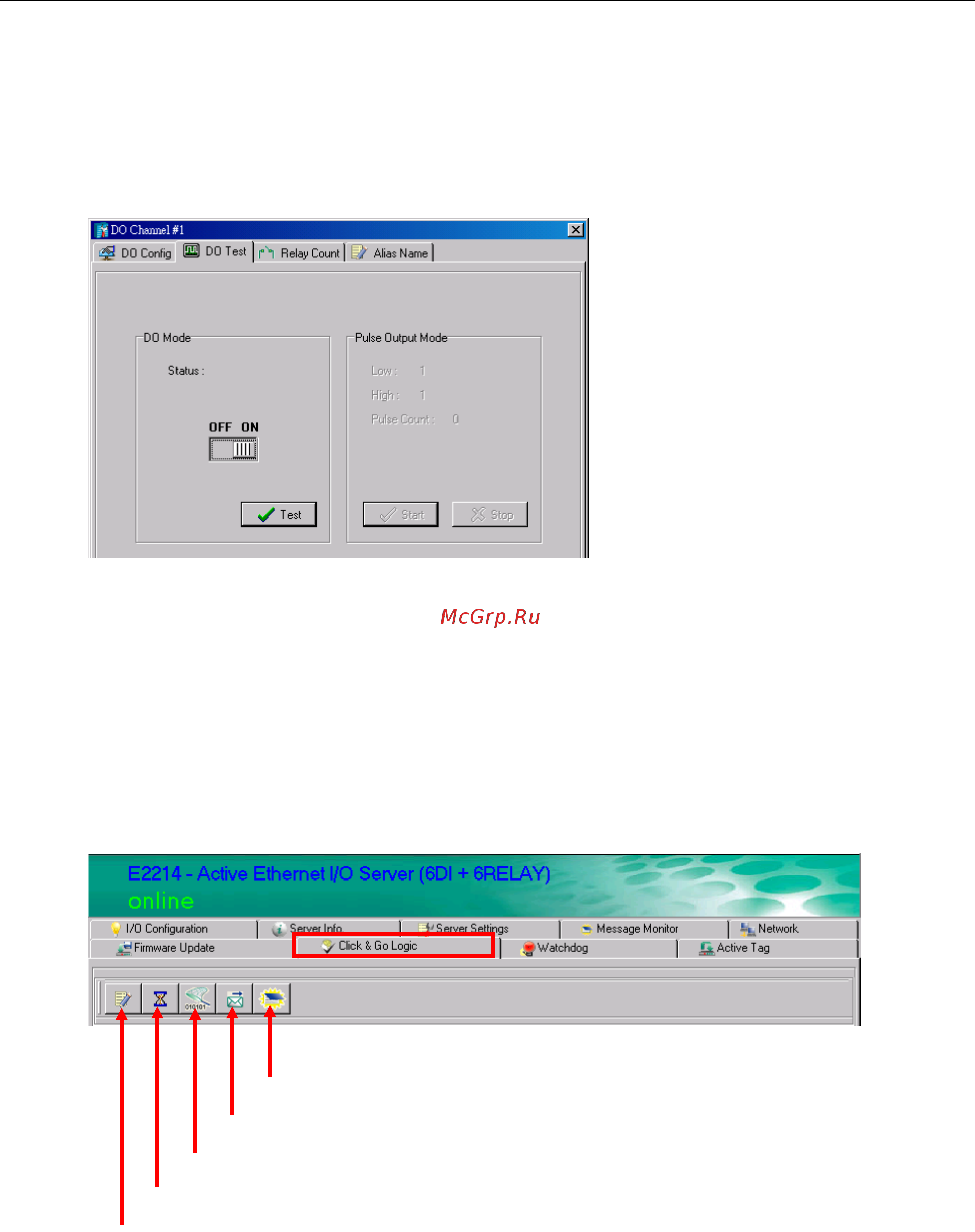 Moxa ioLogik E2260 [25/90] Testing the i o channels