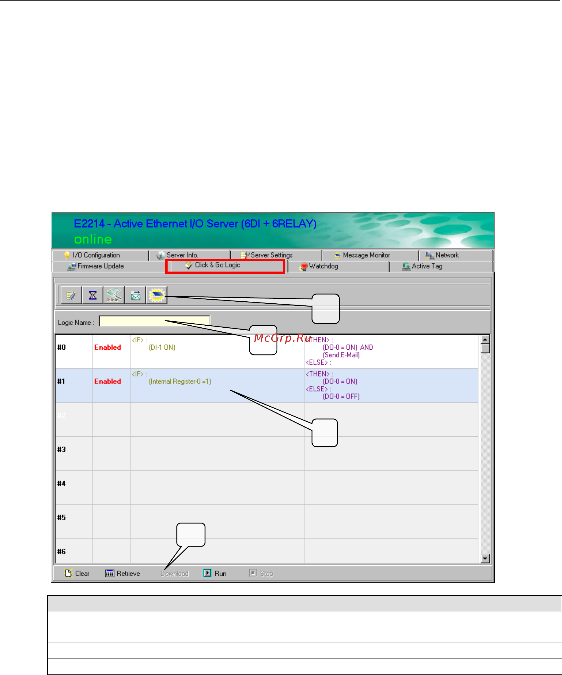 Moxa ioLogik E2212-T [29/90] Click go logic basics
