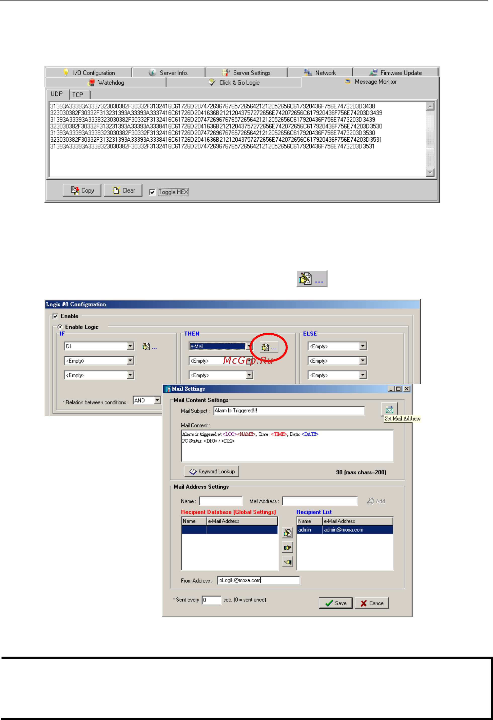 Moxa ioLogik E2260 [51/90] E mail