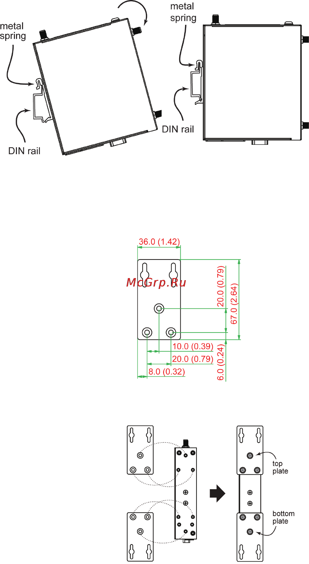 Moxa OnCell G3150A-LTE-EU [6/14] Installation
