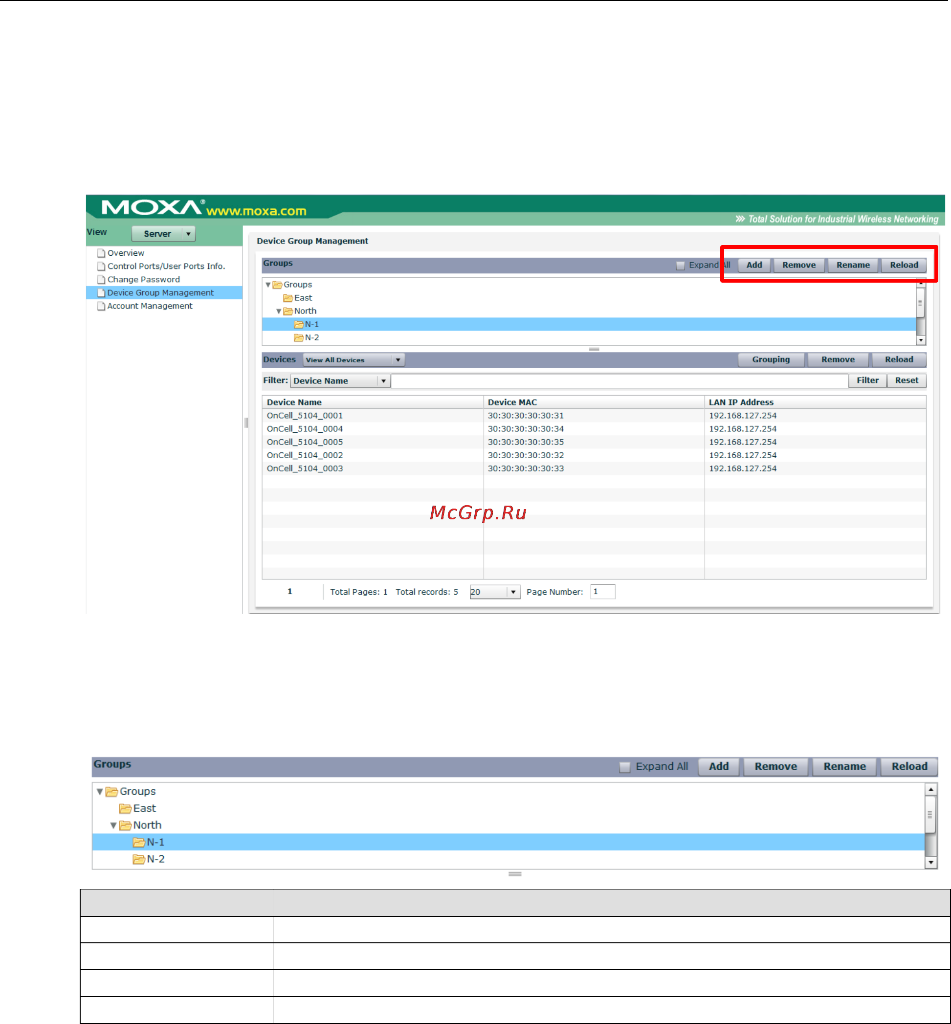 Moxa OnCell G3251 [19/34] Device group management