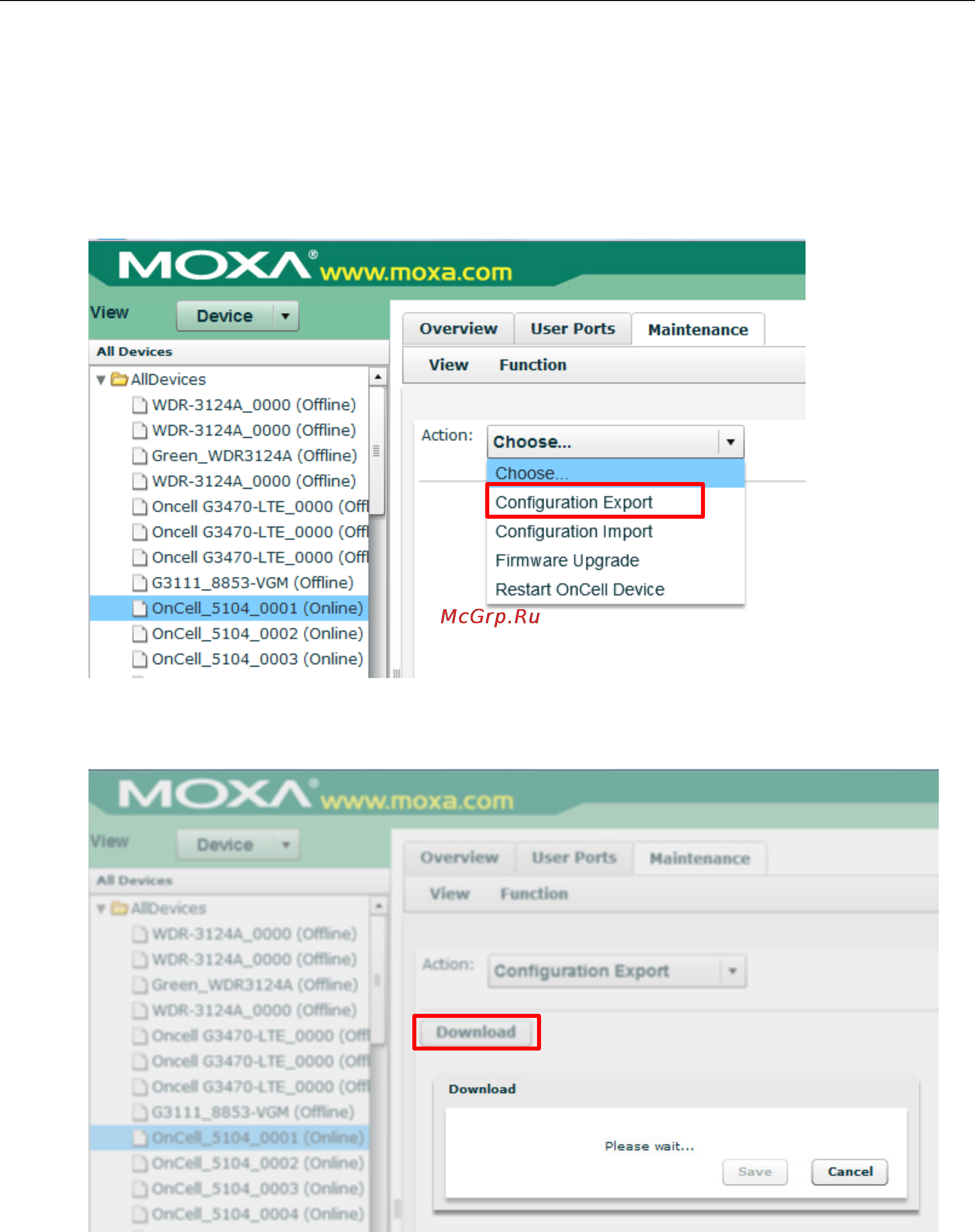 Moxa OnCell G3150-HSPA-T [31/34] Action