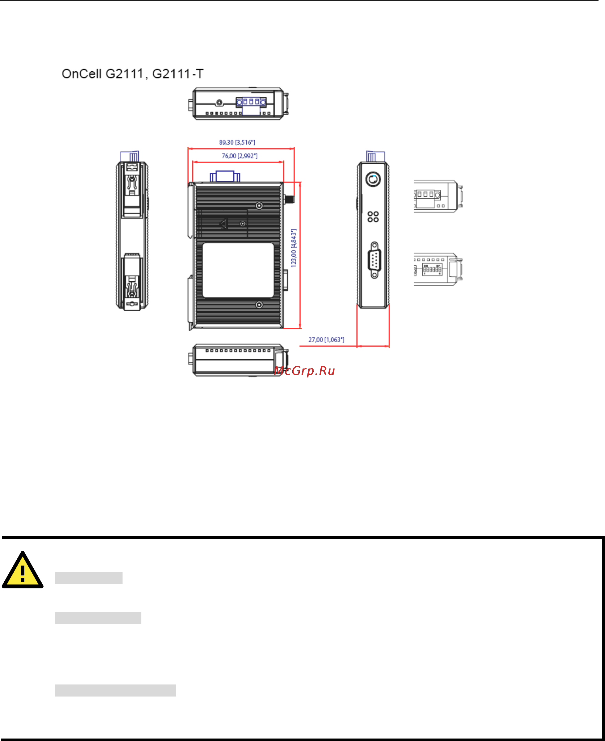 Moxa OnCell G2111-T [10/48] Connecting the hardware