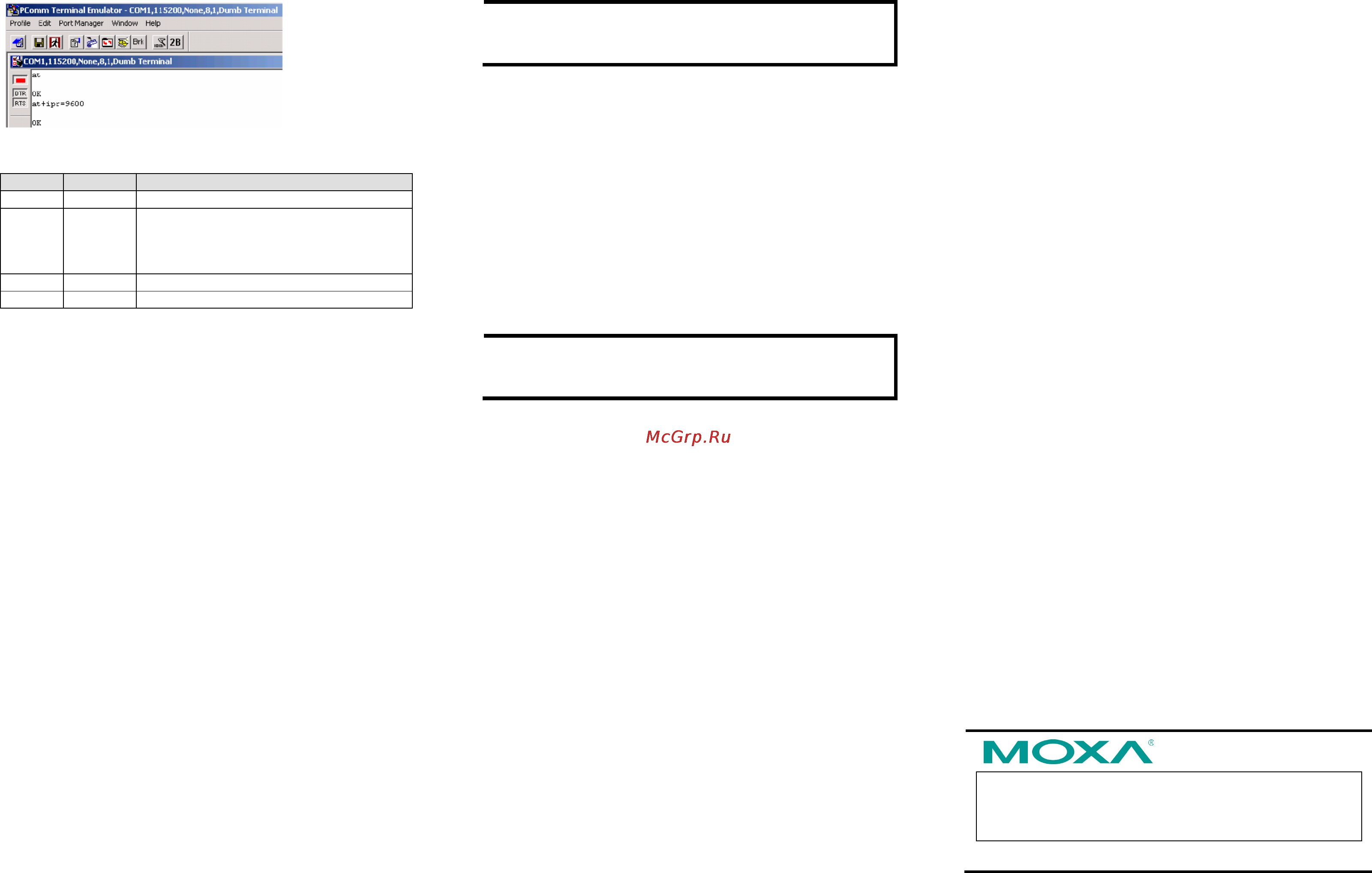 Moxa OnCell G2151I [2/2] Creating csd connection