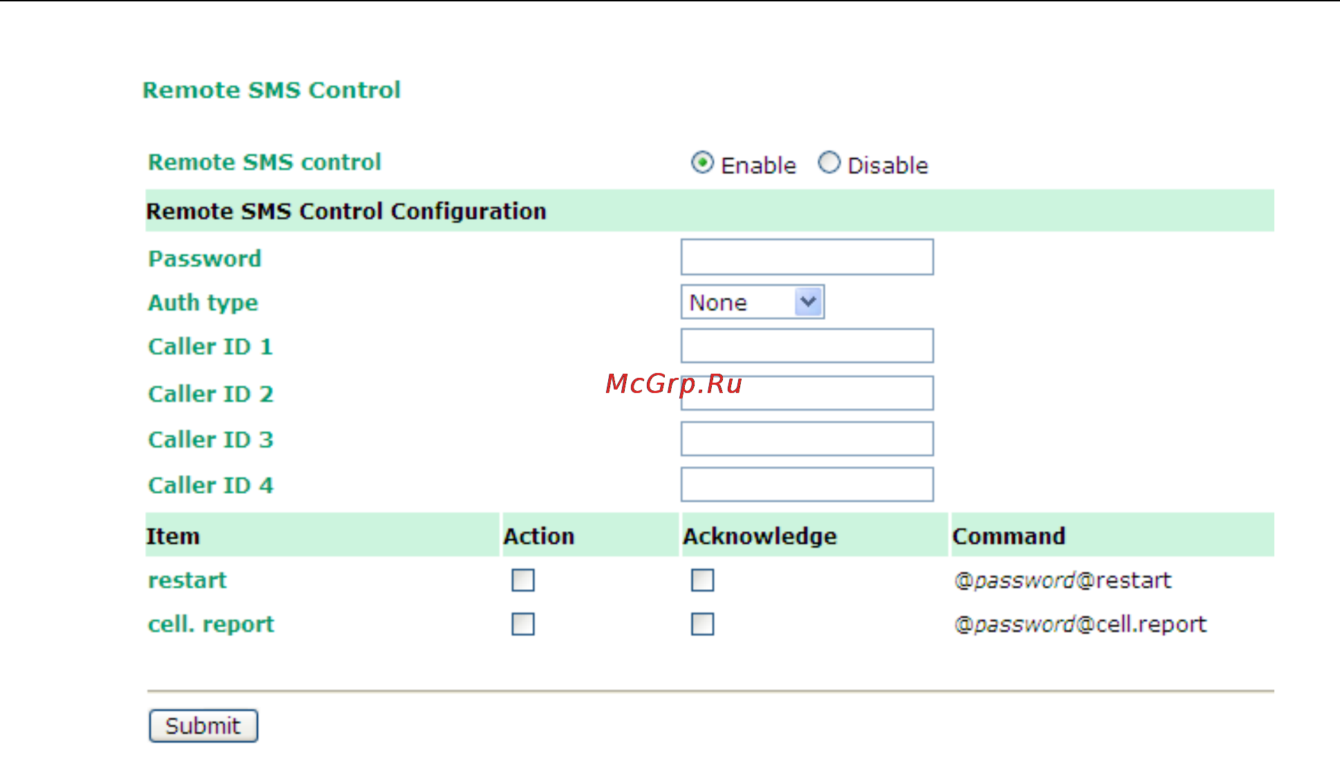 Moxa OnCell 5104-HSPA-T [44/67] Manual sms