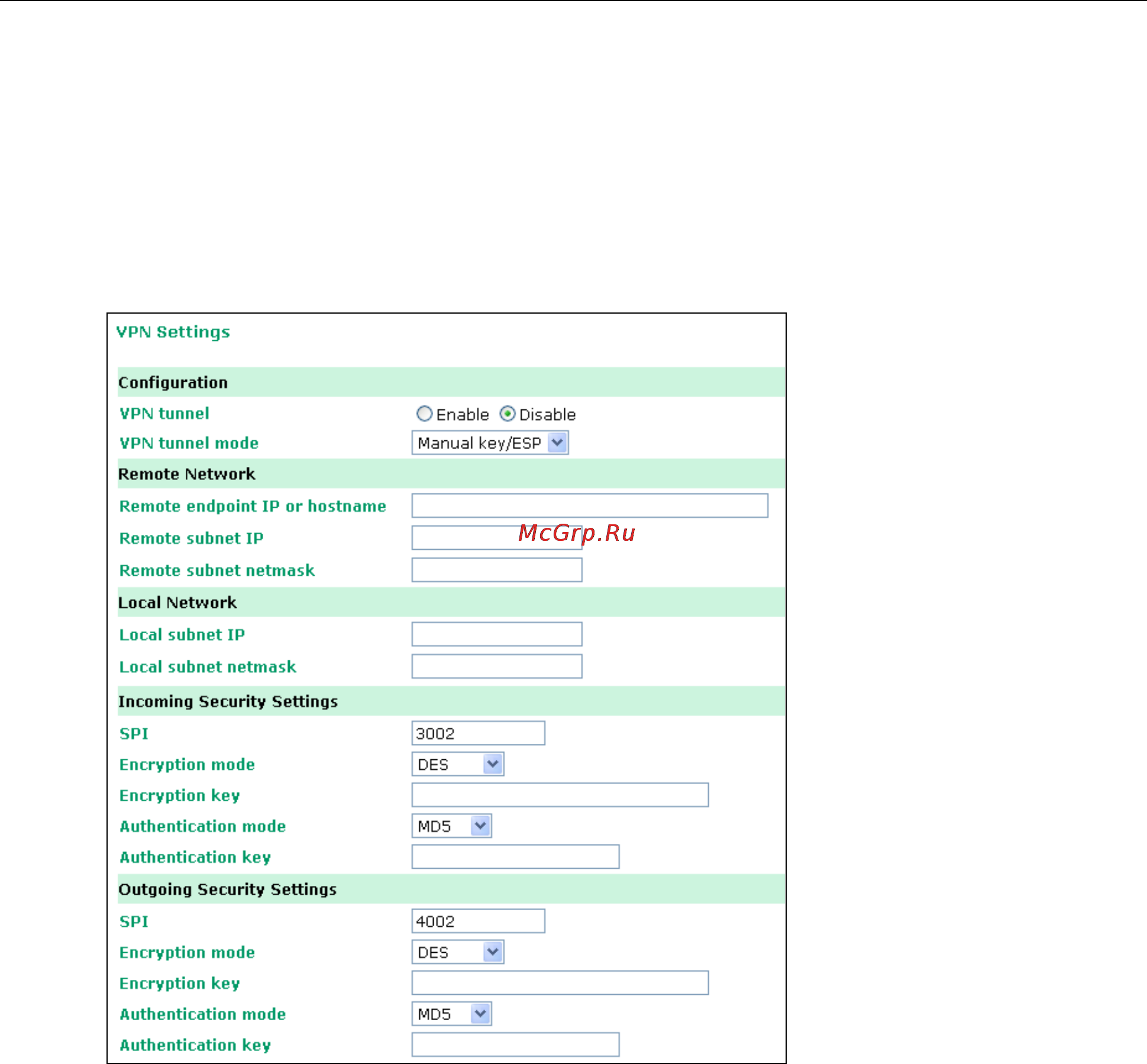Moxa OnCell 5104-HSPA [51/67] Oncell vpn web console settings