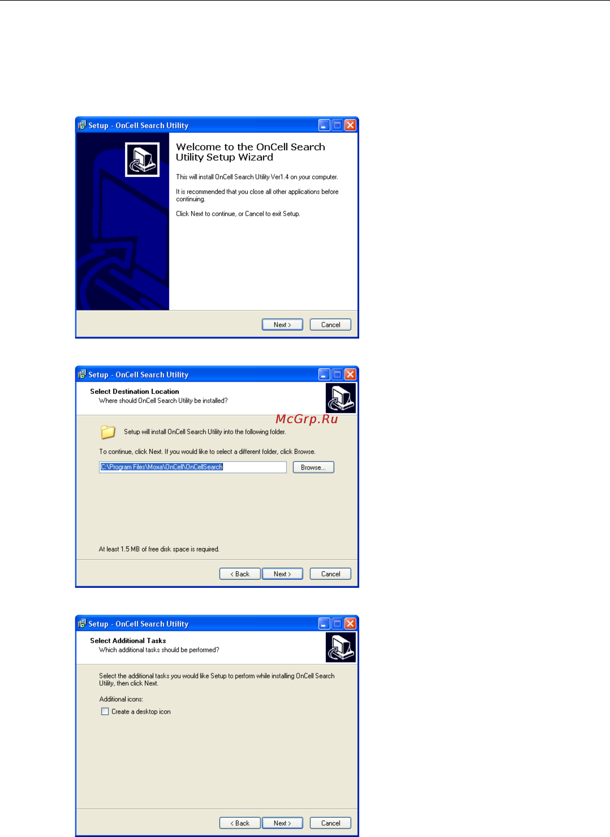 Moxa OnCell 5104-HSPA-T [59/67] Oncell 5000 series oncell search utility