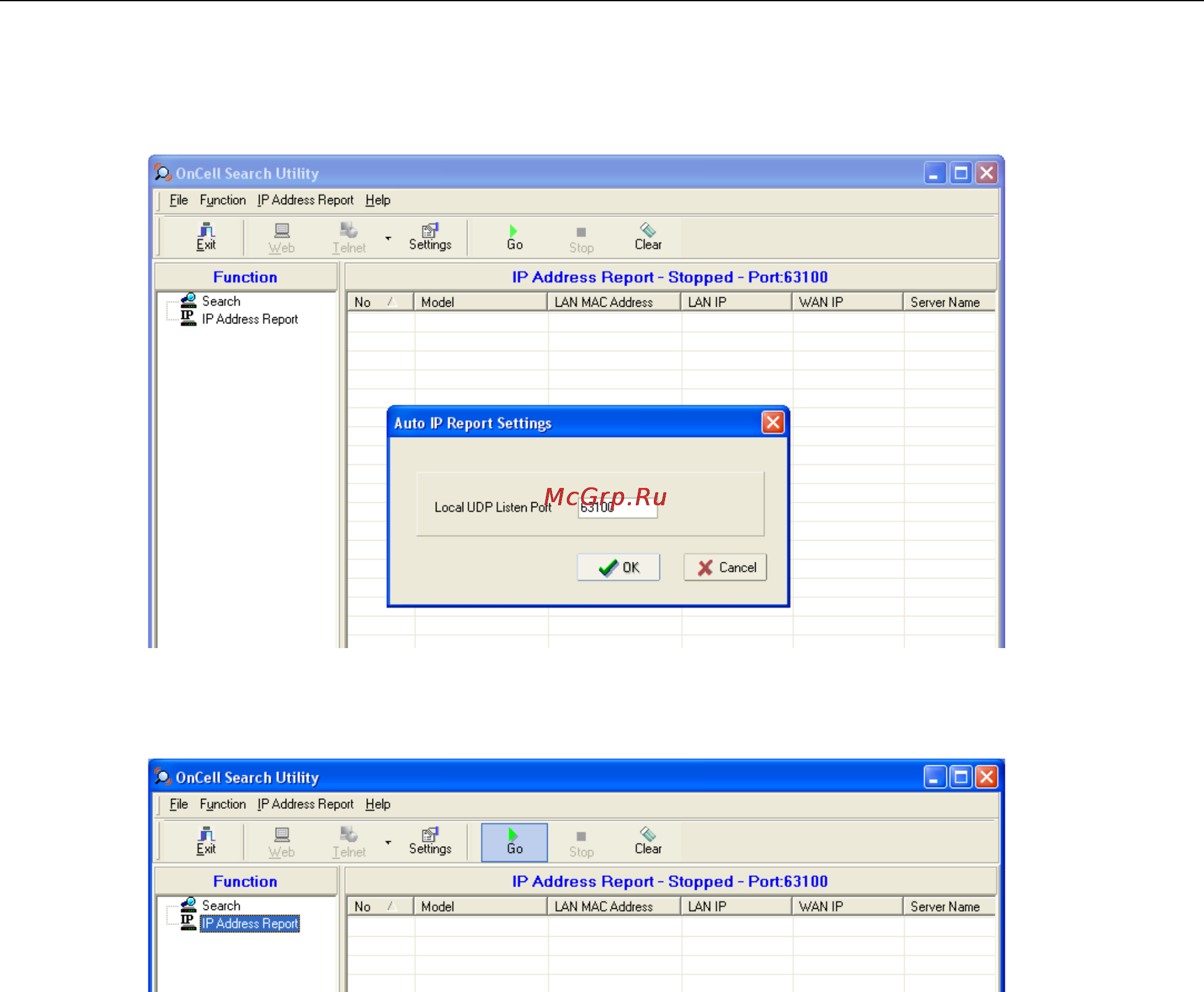 Moxa OnCell 5104-HSPA [62/67] Oncell 5000 series oncell search utility