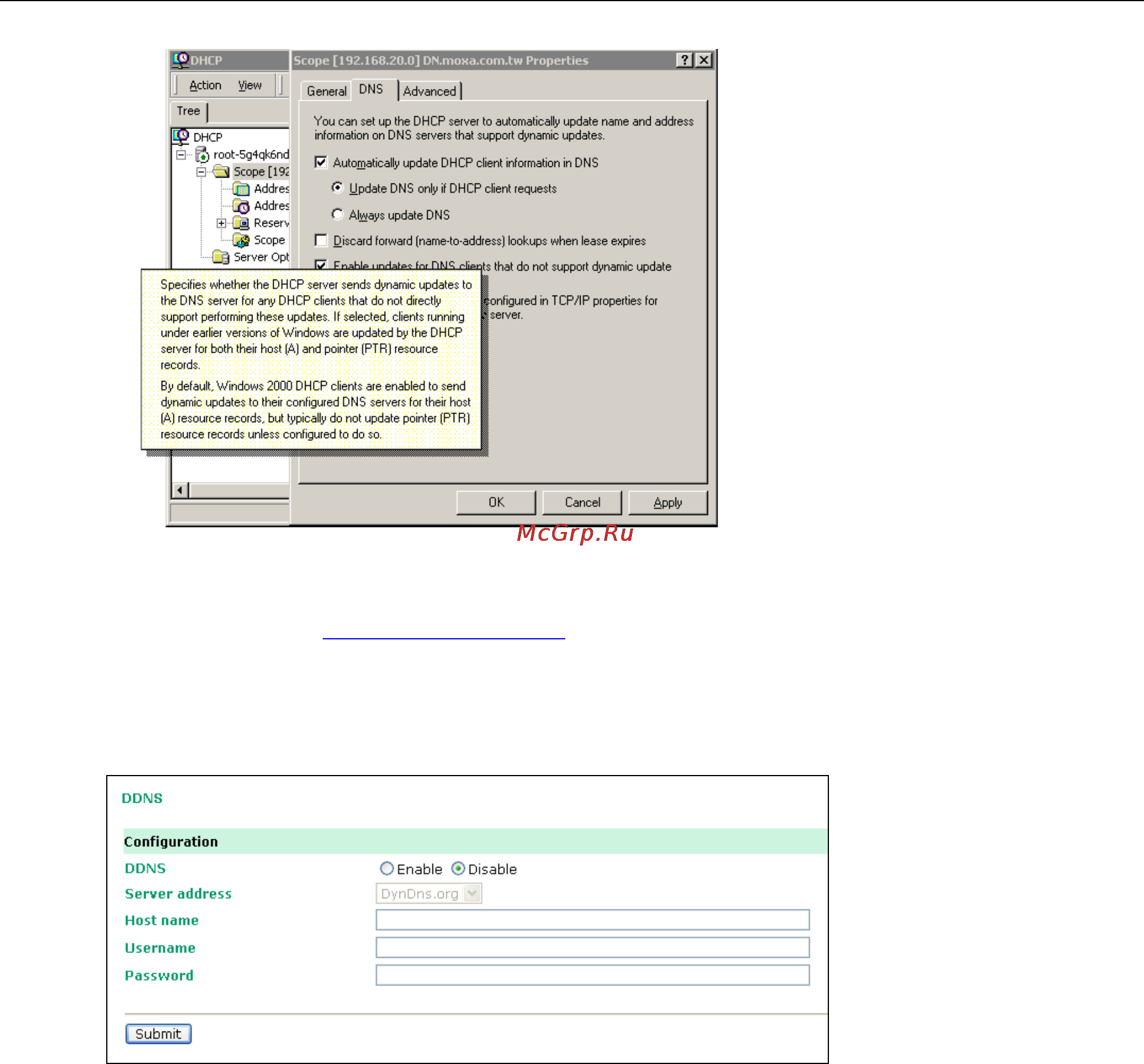 Moxa OnCell 5104-HSPA [65/67] Oncell 5000 series dynamic domain name server