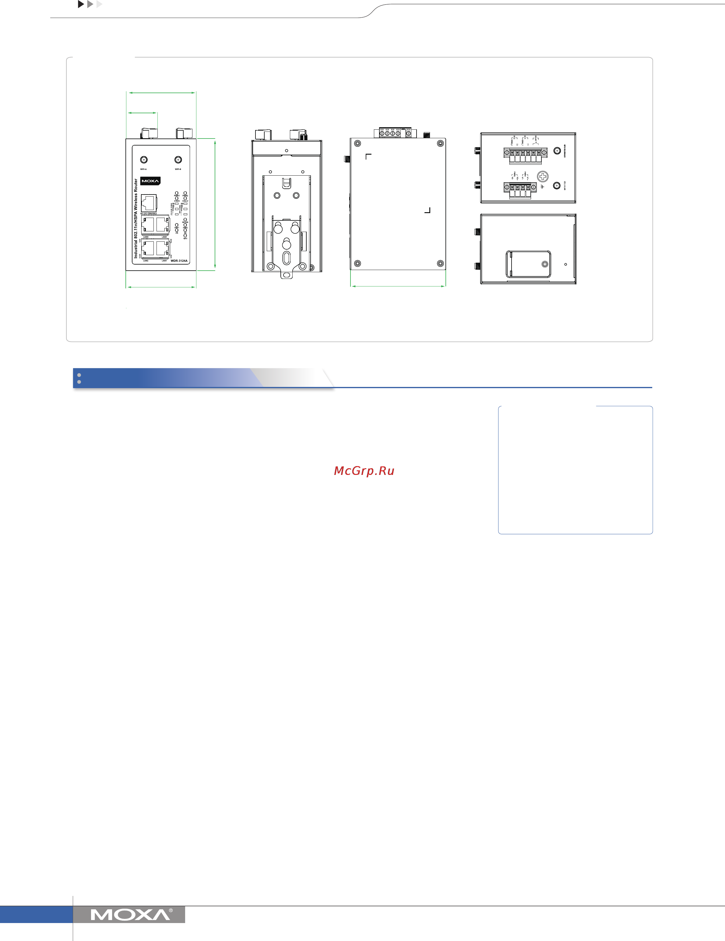 Moxa WDR-3124A-EU [3/3] Ordering information