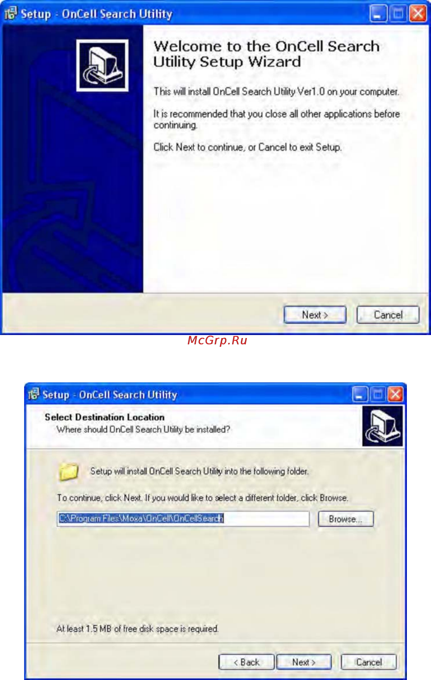 Moxa OnCell G3151 [156/184] Утилита oncell search utility