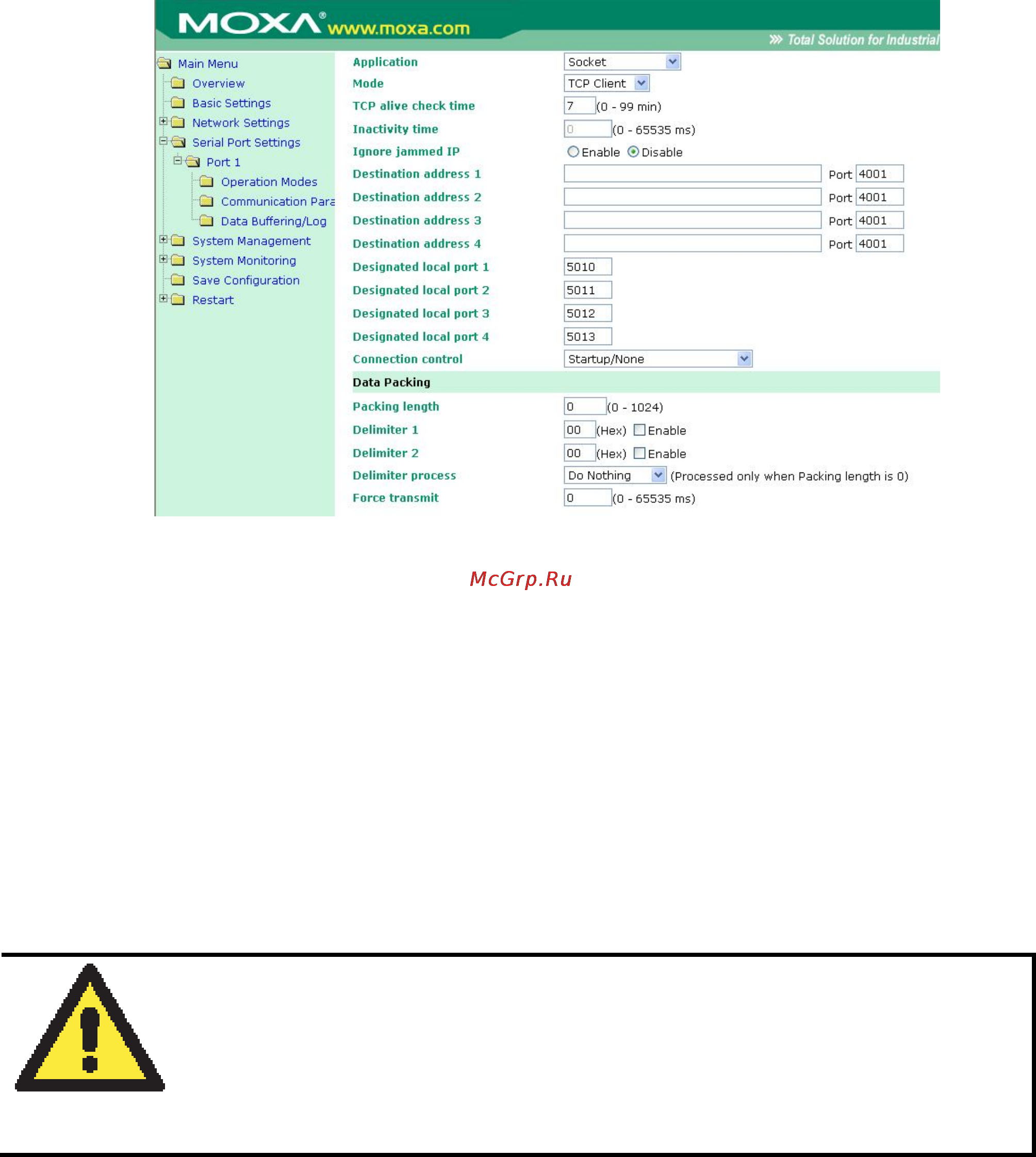 Moxa OnCell G3211 [72/184] Tcp client