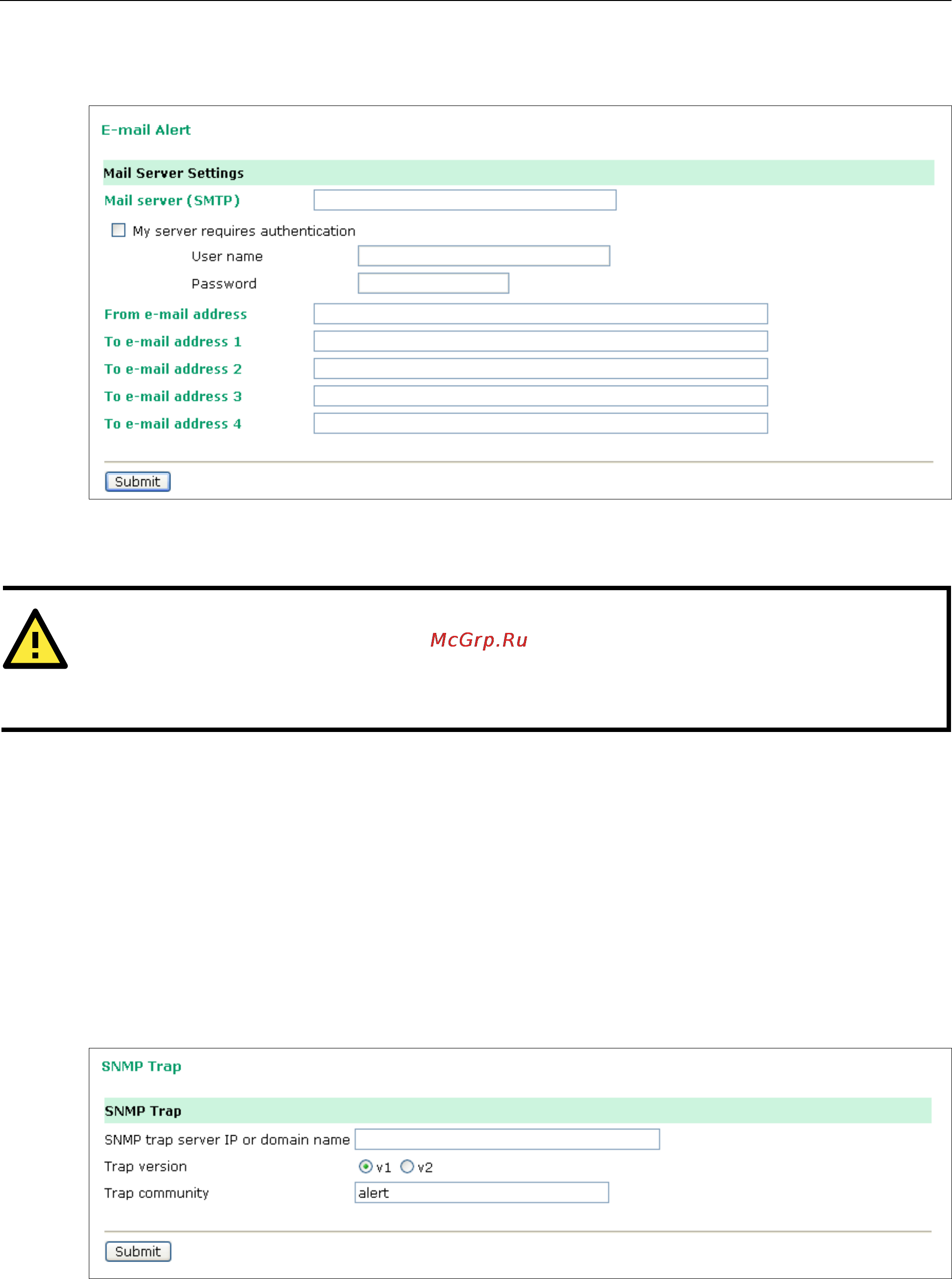 Moxa OnCell G3150-HSPA-T [120/172] Attention