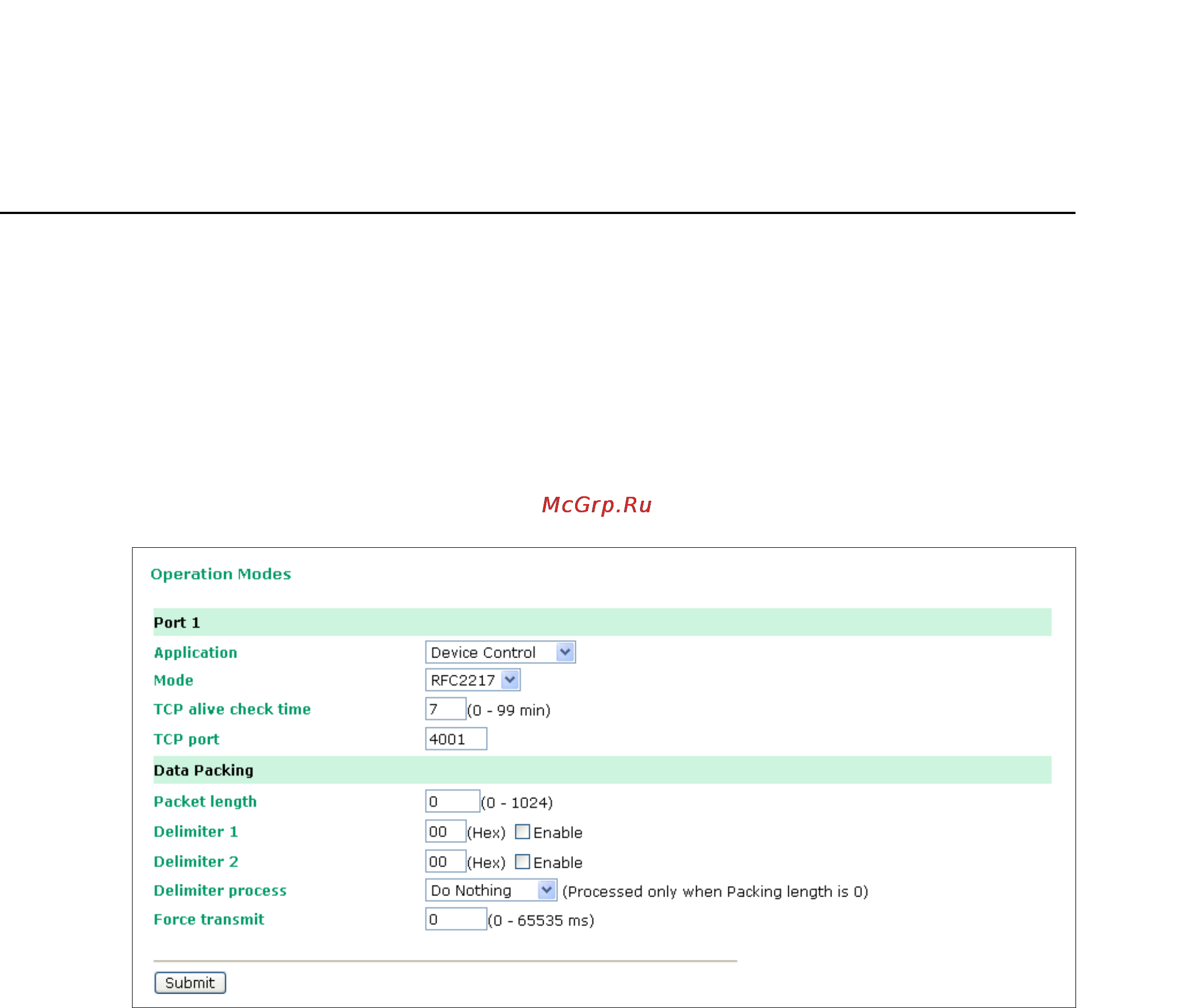 Moxa OnCell G3150-HSPA-T [159/172] B rfc2217