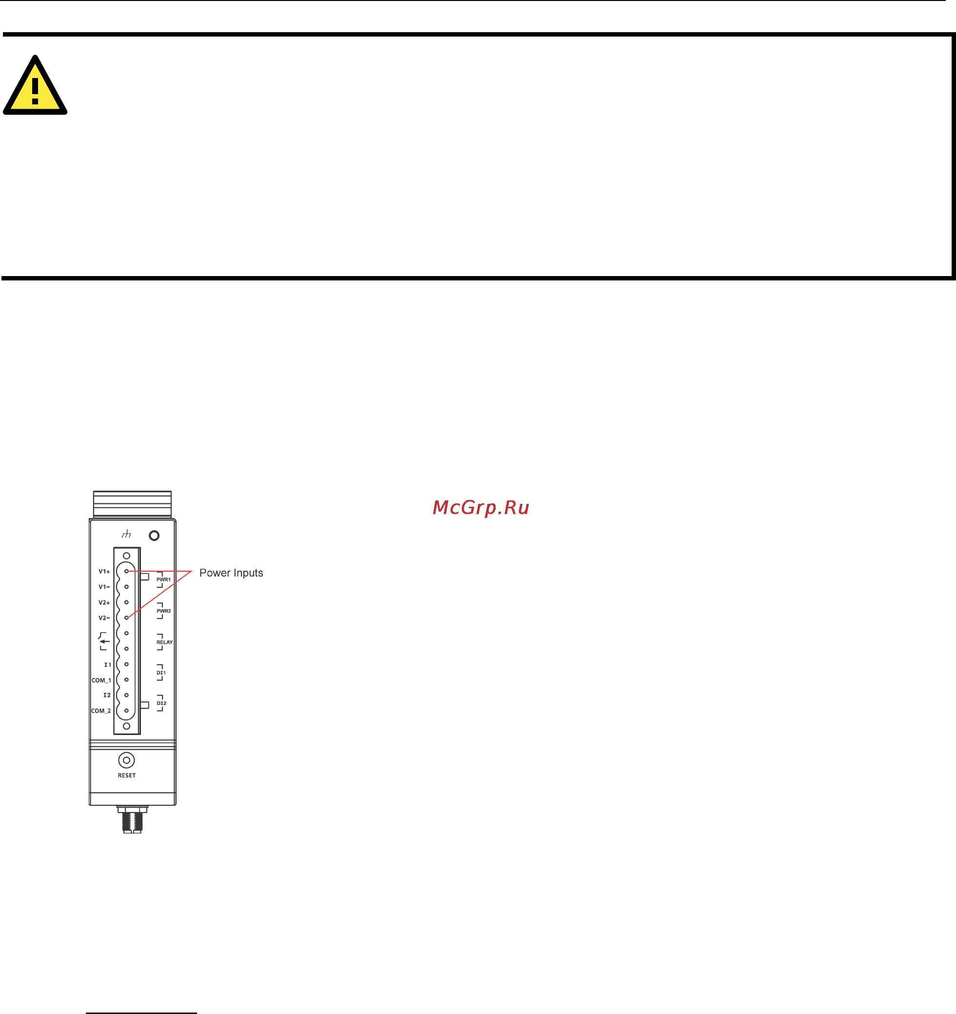 Moxa OnCell G3150-HSPA [17/172] Connecting the power