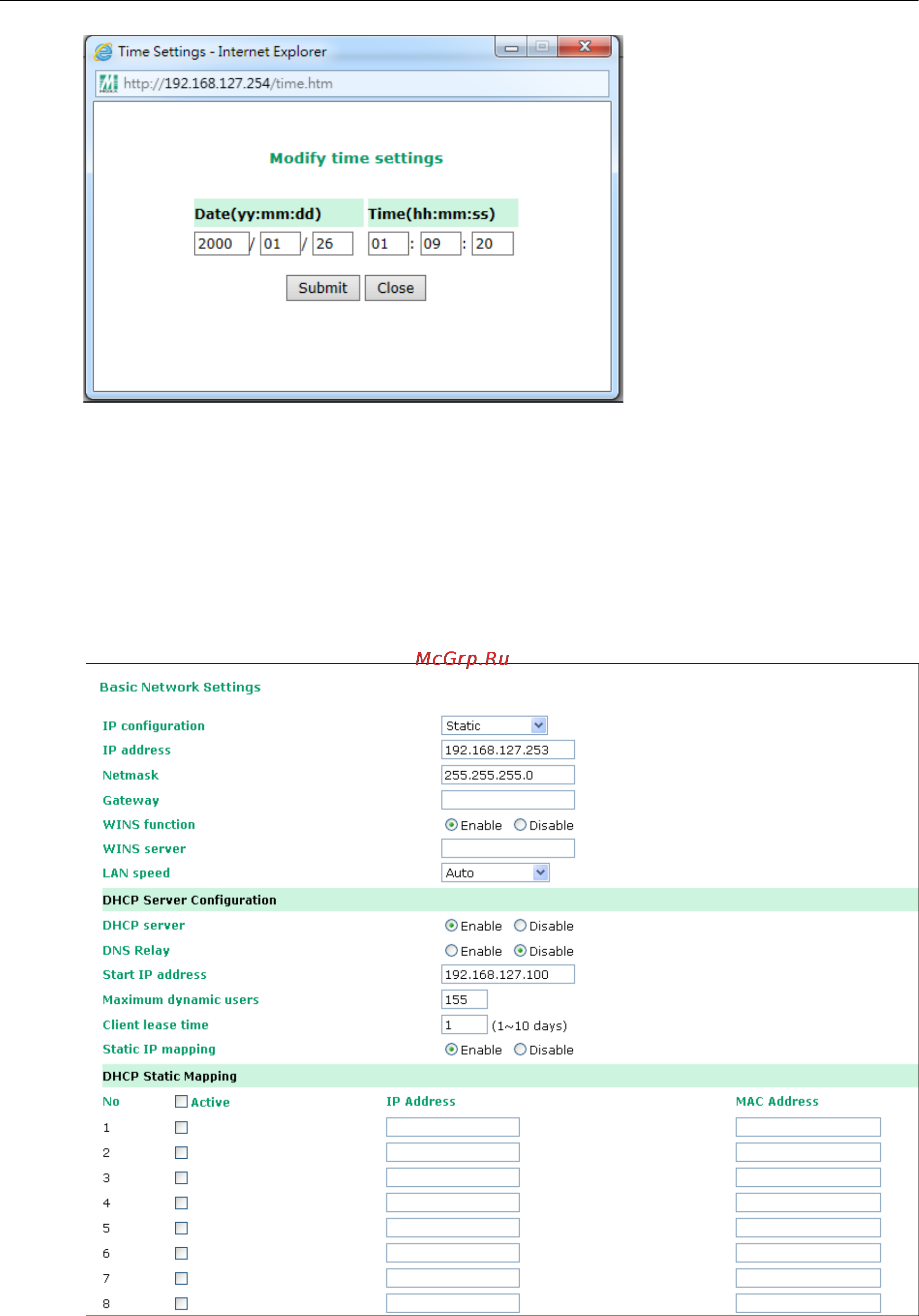 Moxa OnCell G3110-HSPA-T [49/172] Network settings