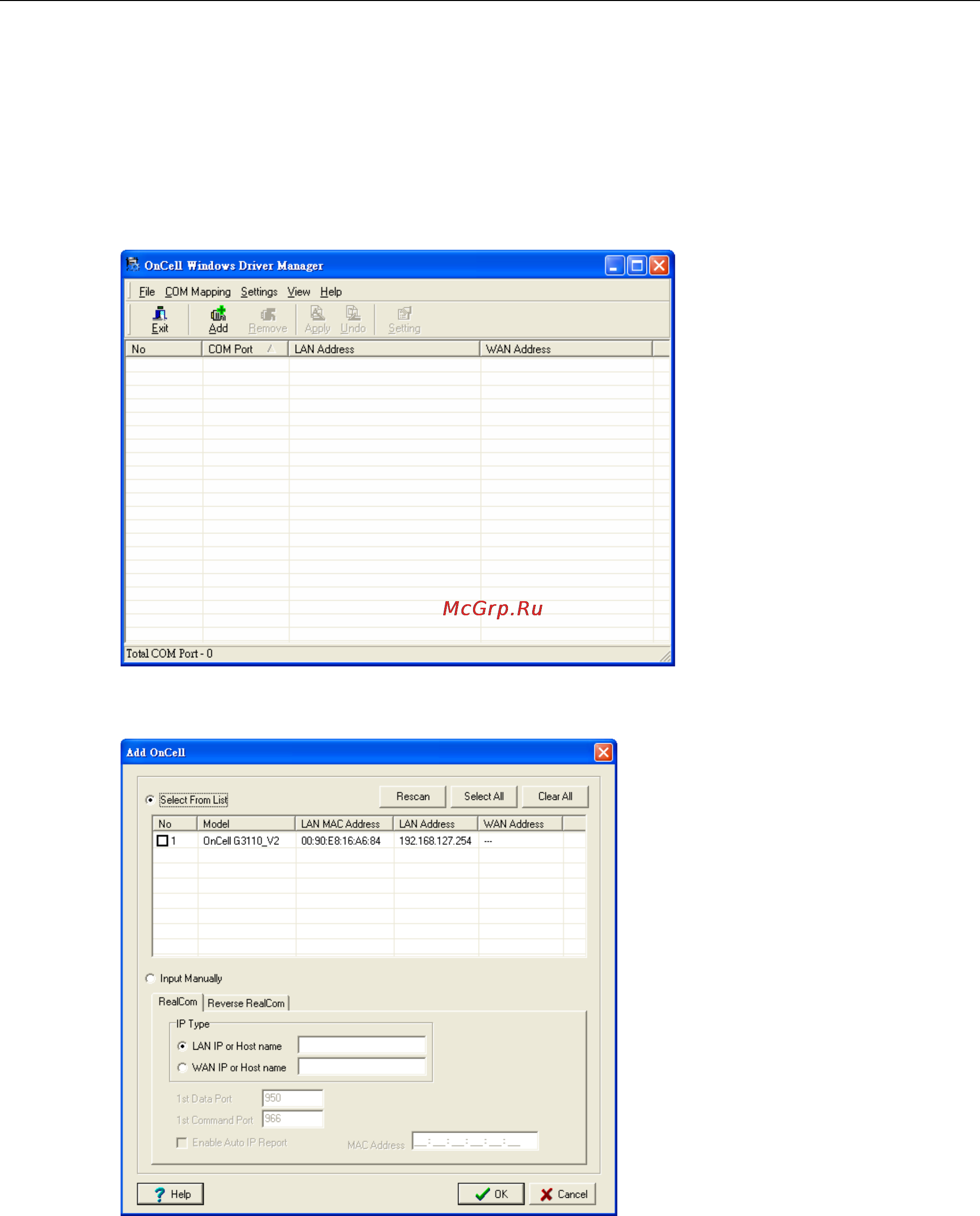 Moxa OnCell G3150-HSPA [88/172] Using windows driver manager