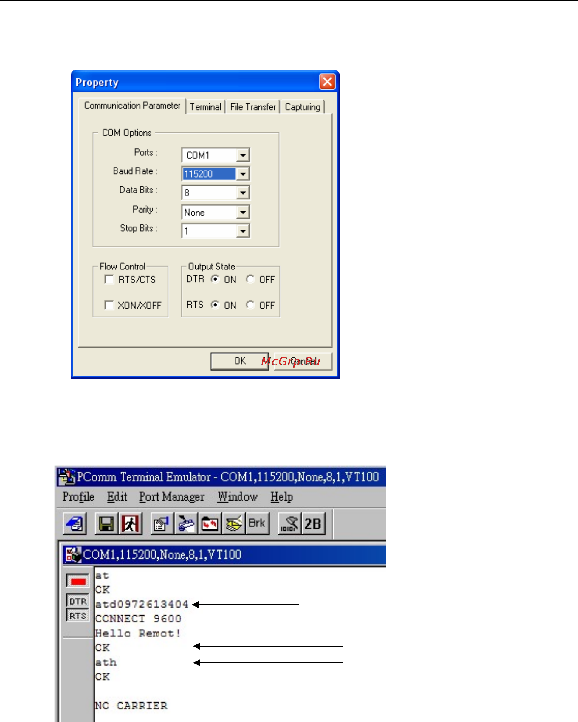 Moxa OnCell G3150-HSPA [90/172] Csd via at command