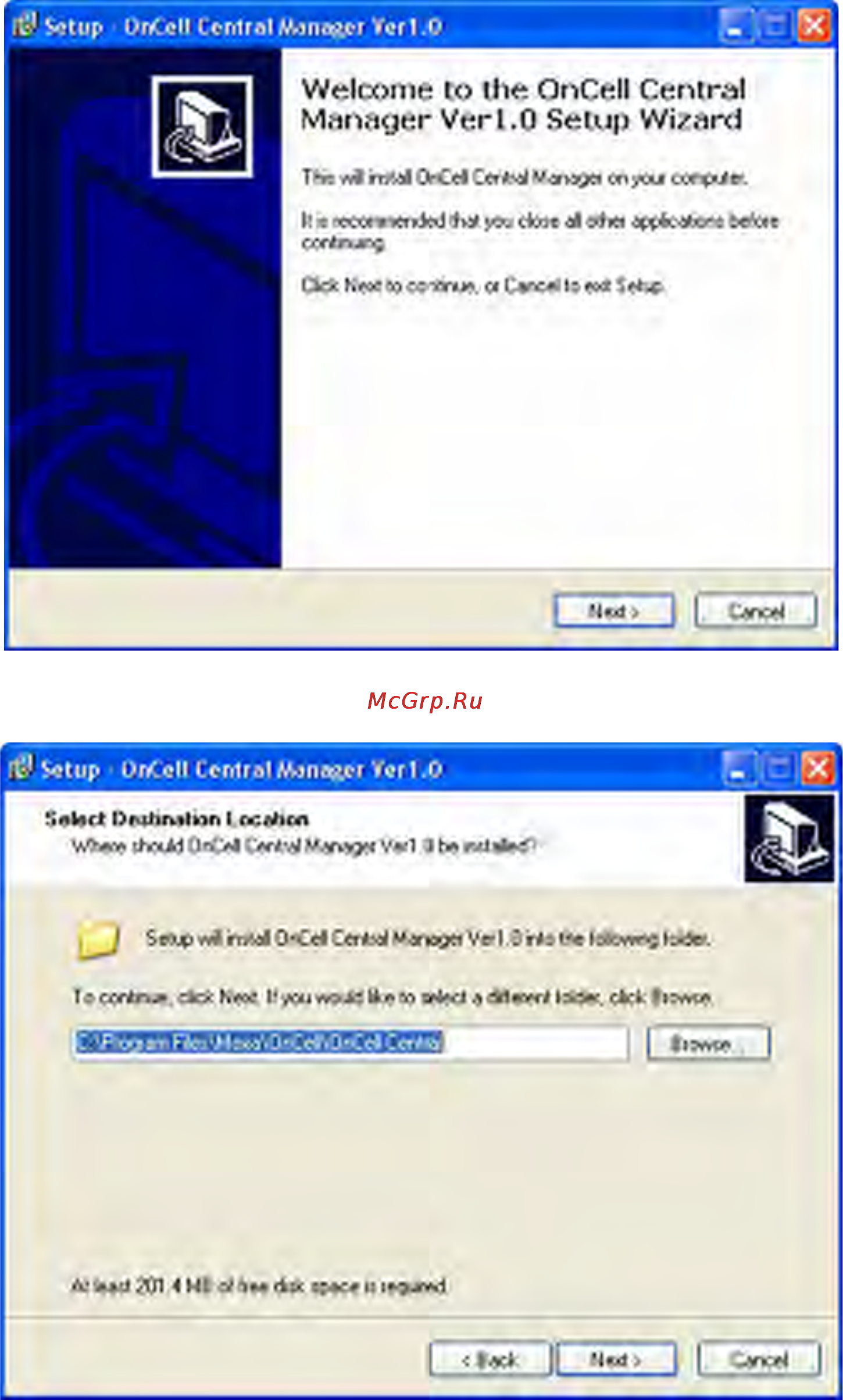 Moxa OnCell G3150 [115/212] Установка приложения oncell management manager