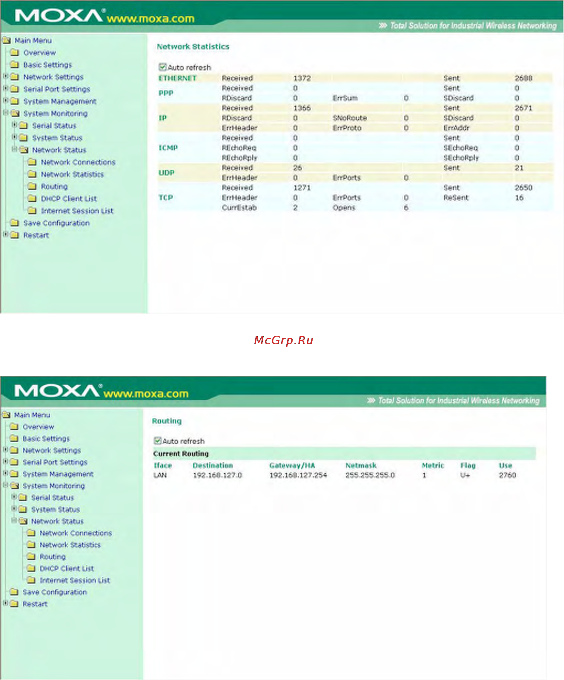 Moxa OnCell G3110 [168/212] Маршрутизация routing