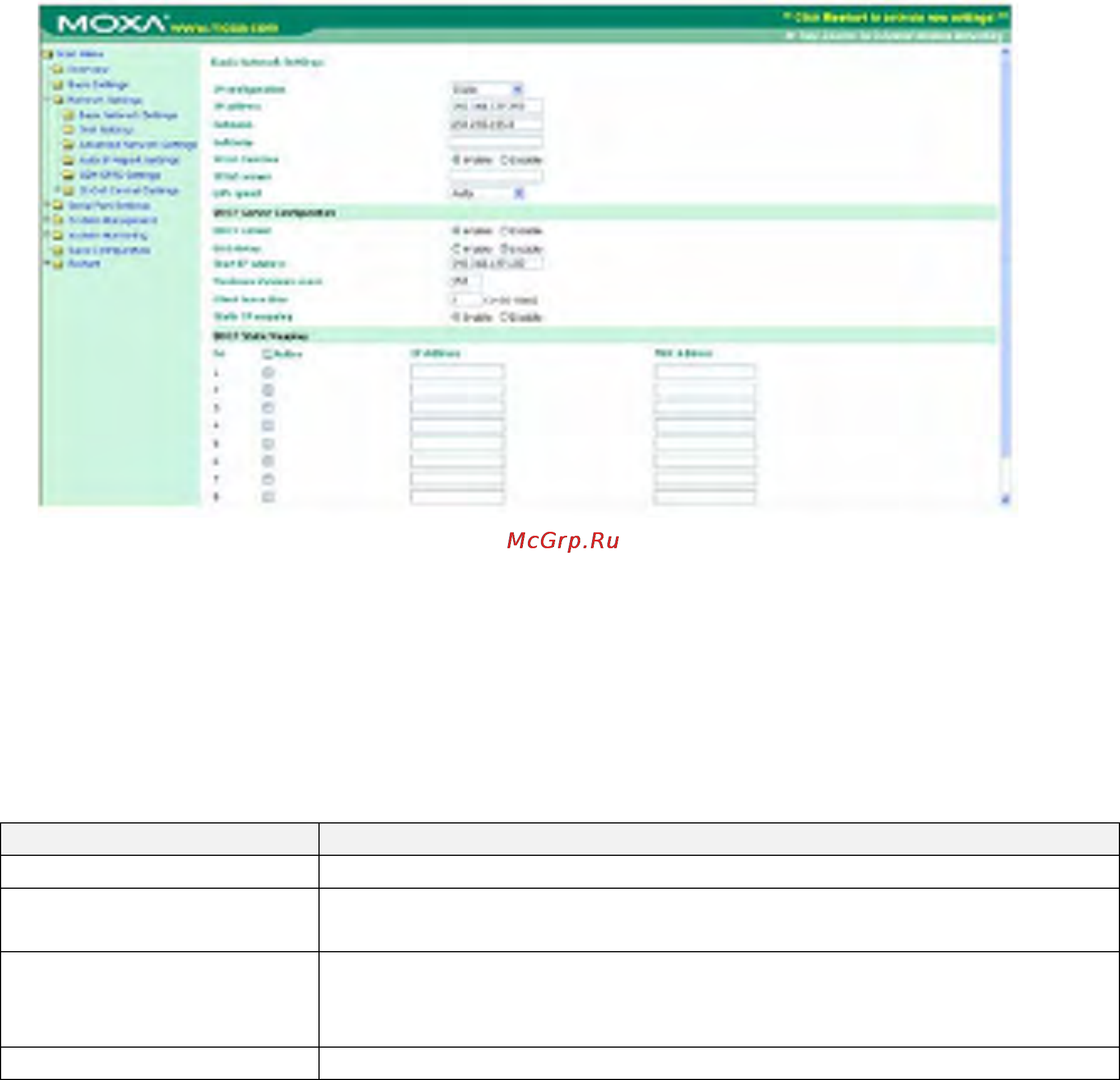 Moxa OnCell G3110 [57/212] Network settings