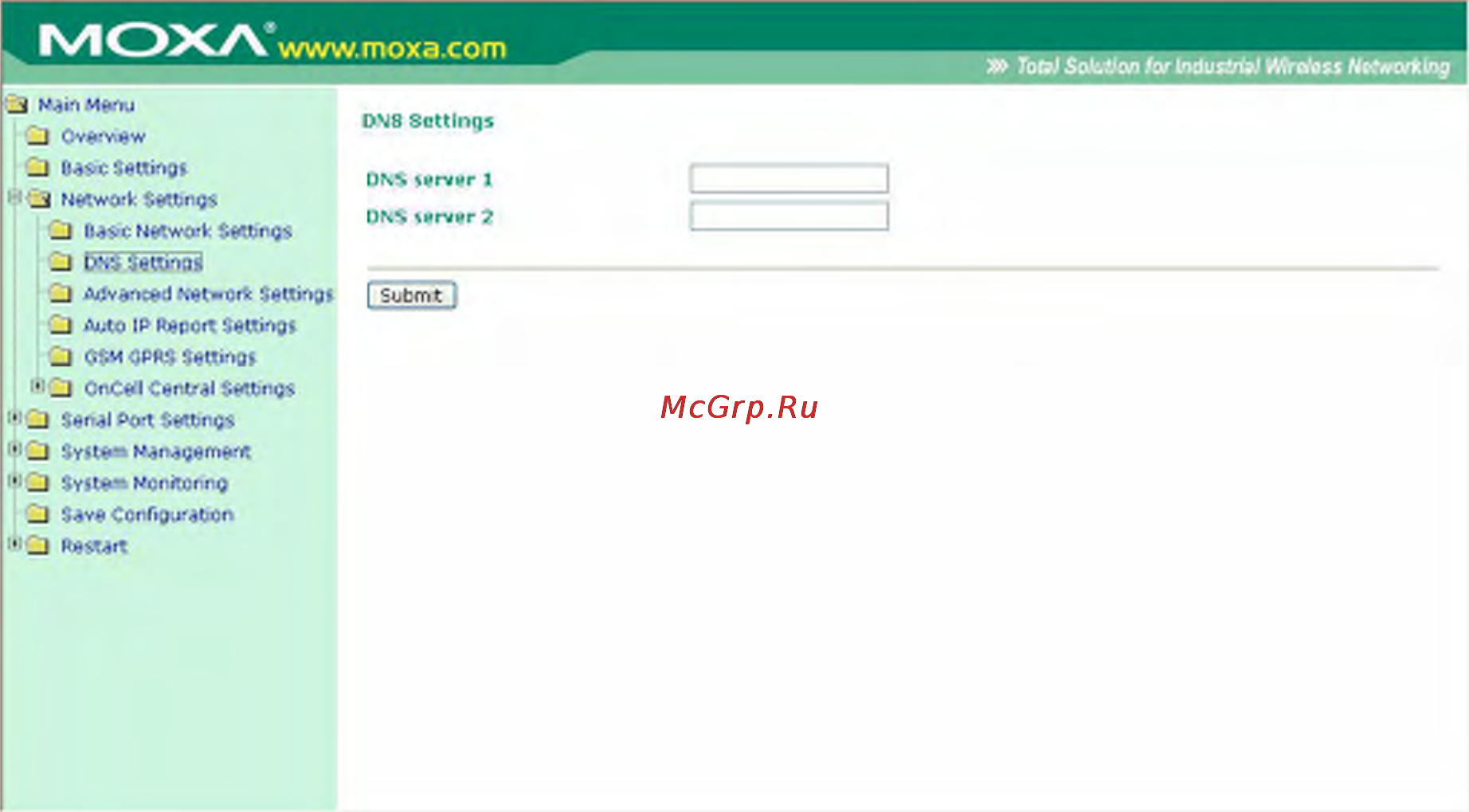 Moxa OnCell G3150-T [59/212] Advanced network settings расширенные сетевые настройки