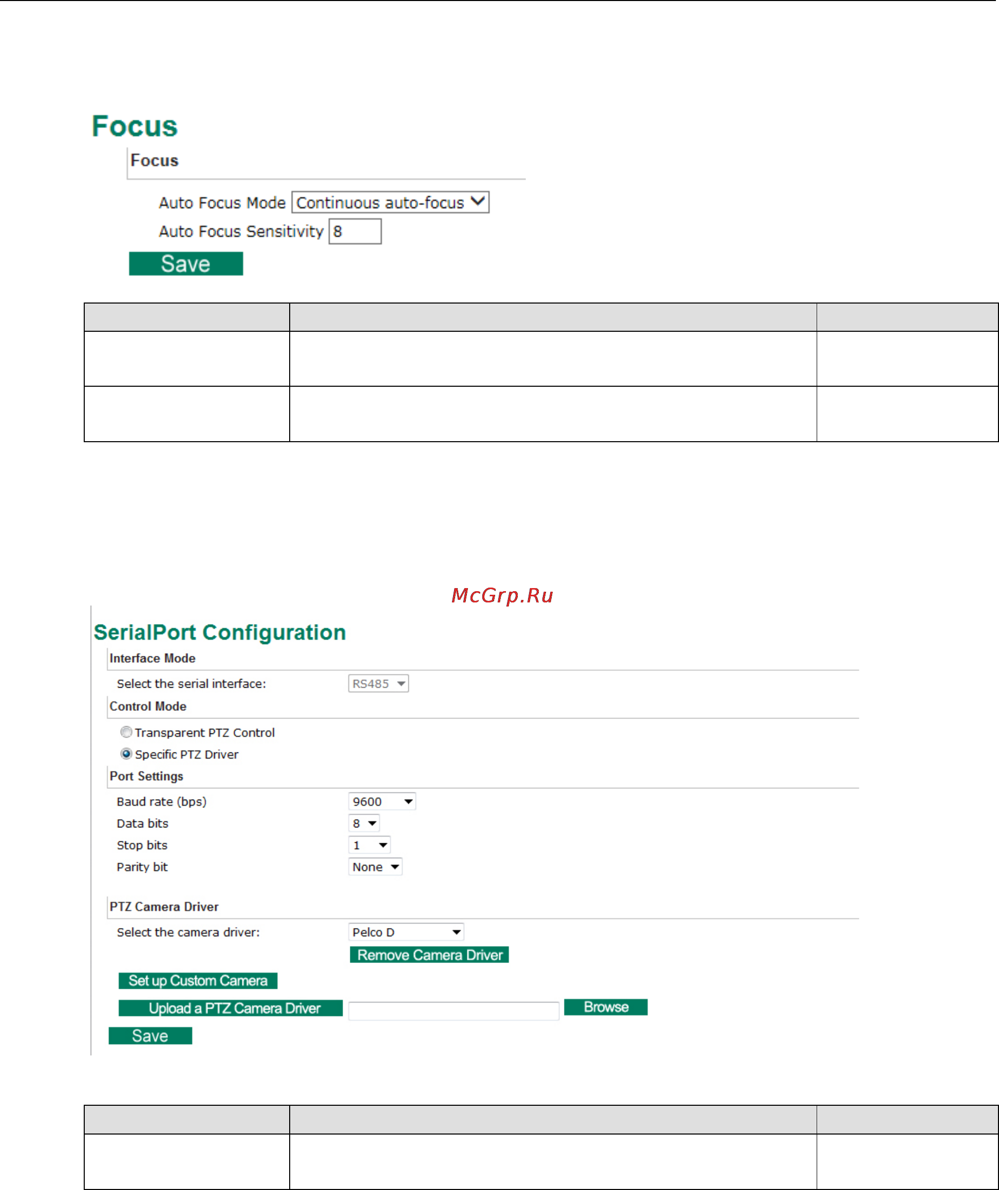 Moxa VPort P06-1MP-M12-MIC-CAM36-CT-T [63/83] Serial port not supported by all vport models