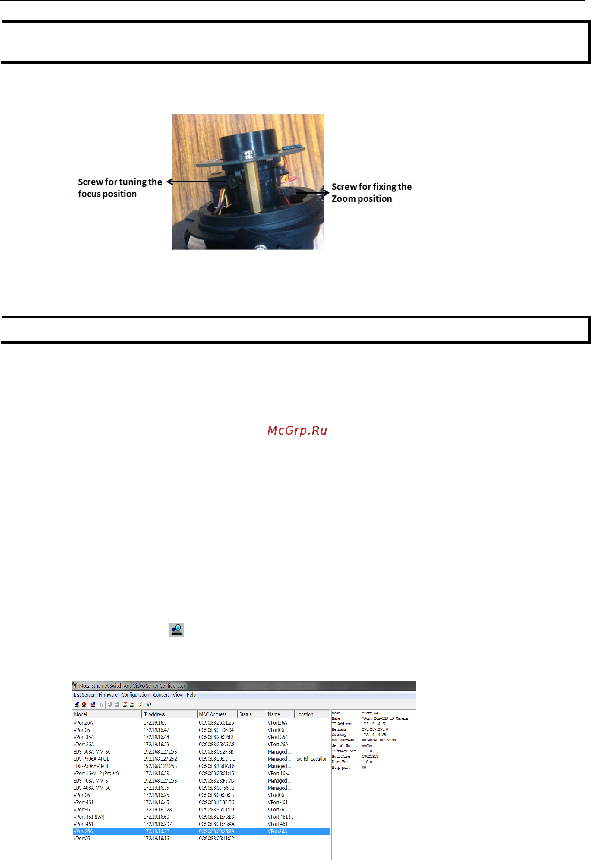 Moxa VPort P26A-1MP [21/82] Software installation