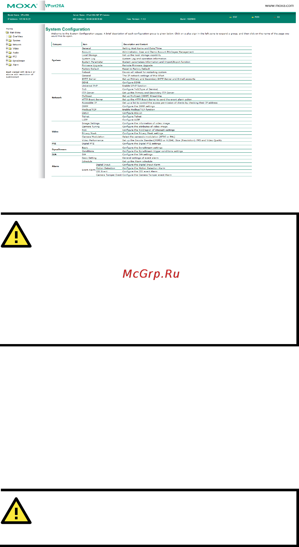 Moxa VPort 26A-1MP [19/23] Wiring requirements