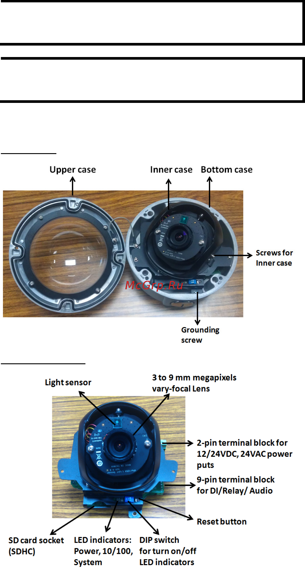 Moxa VPort P26A-1MP-T [5/23] Form factor