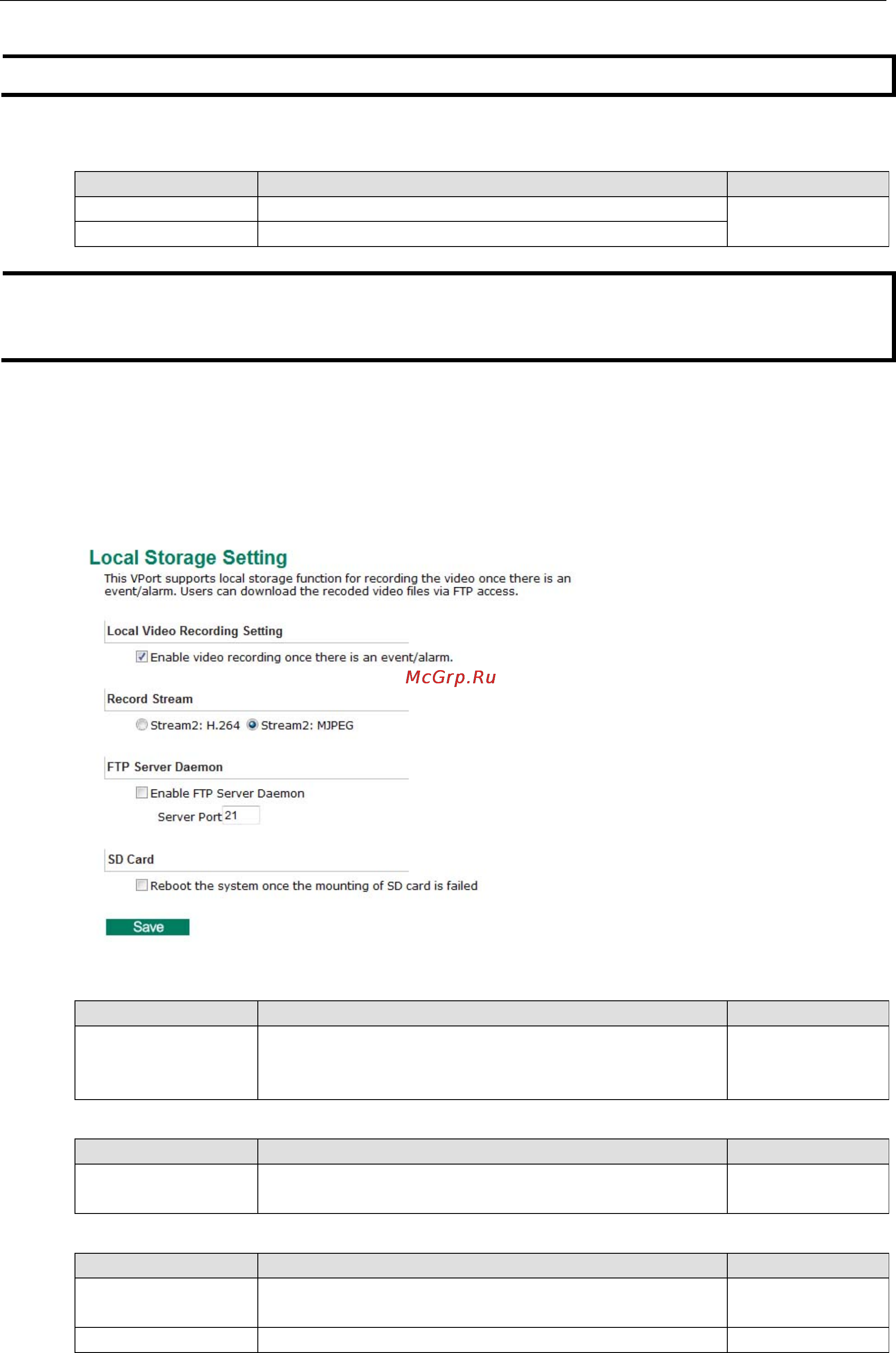 Moxa VPort 36-1MP-IVA [26/78] Local storage