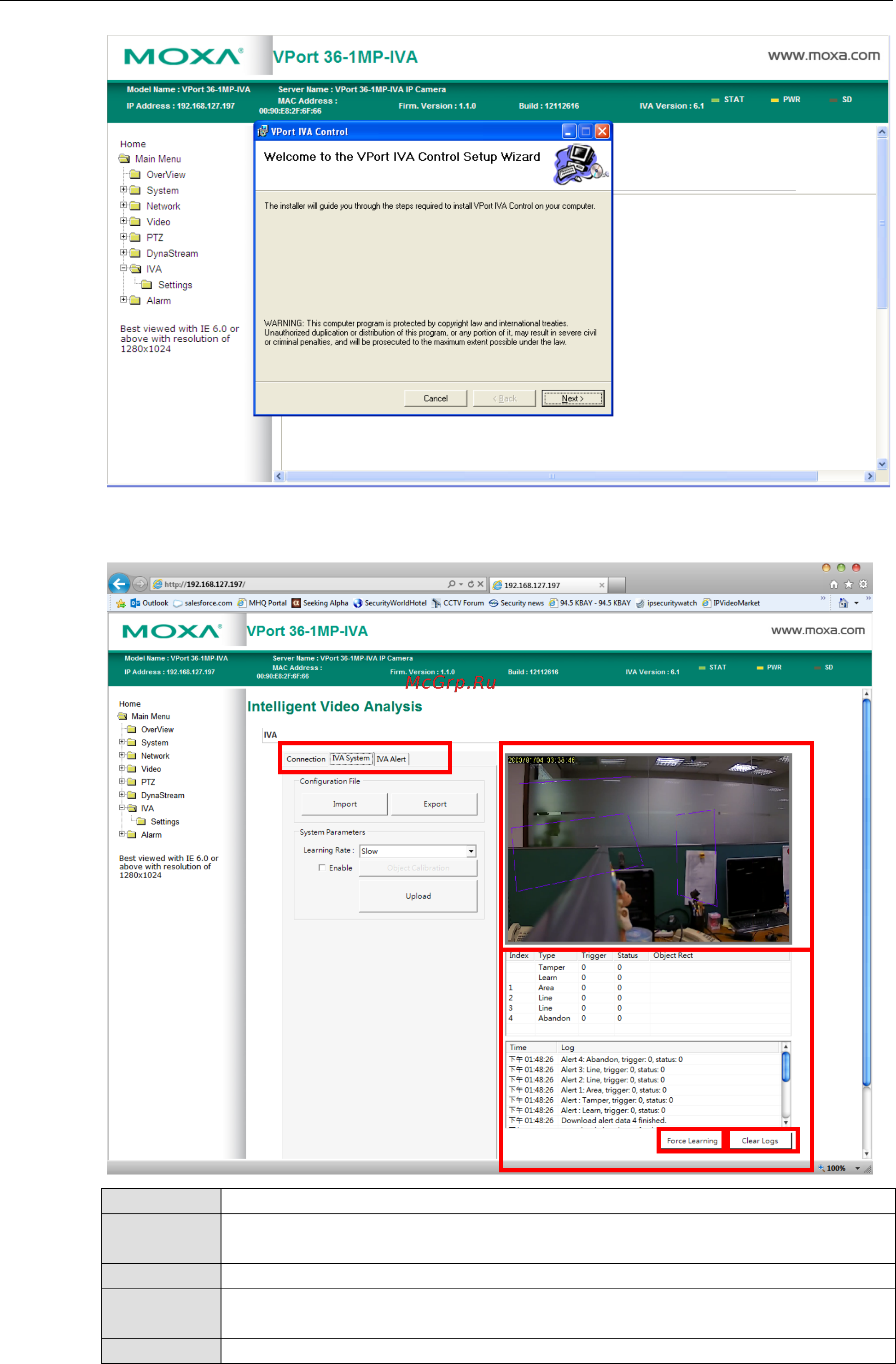 Moxa VPort 36-1MP [65/78] Vport 36 1mp system configuration