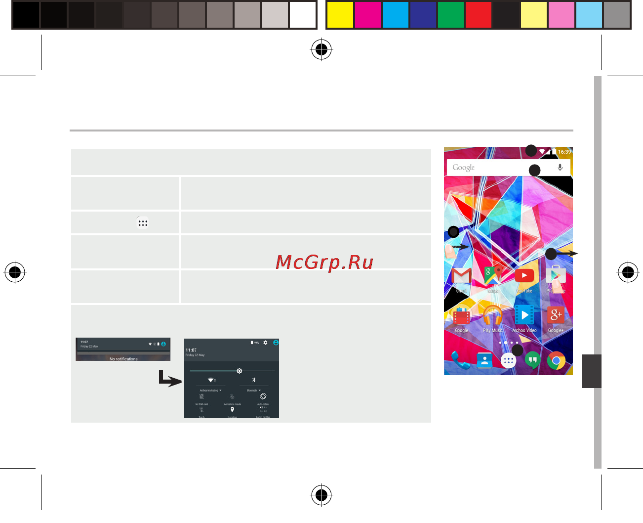 Archos Diamond S [137/197] Na ekranie głównym