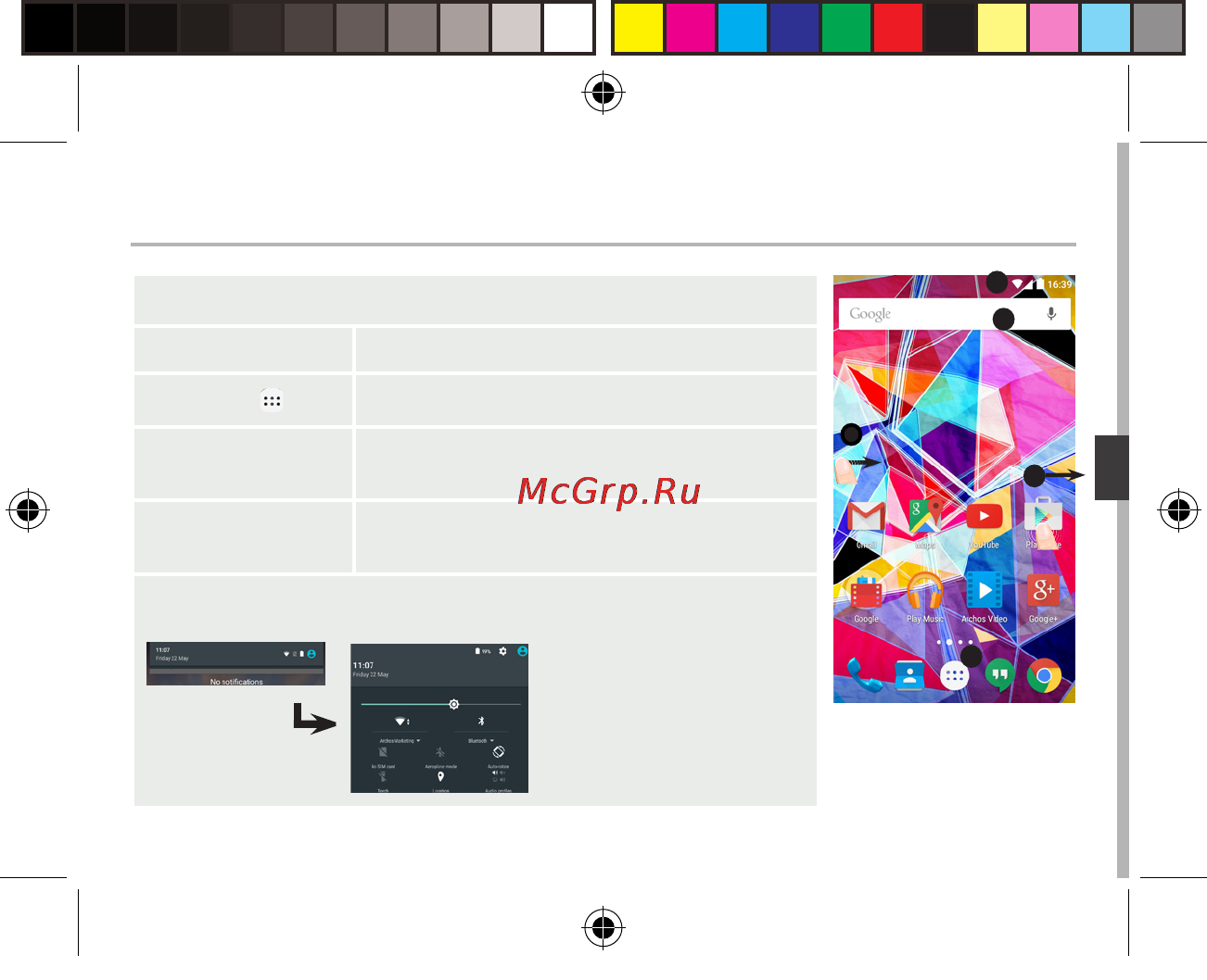Archos Diamond S [89/197] Op het beginscherm