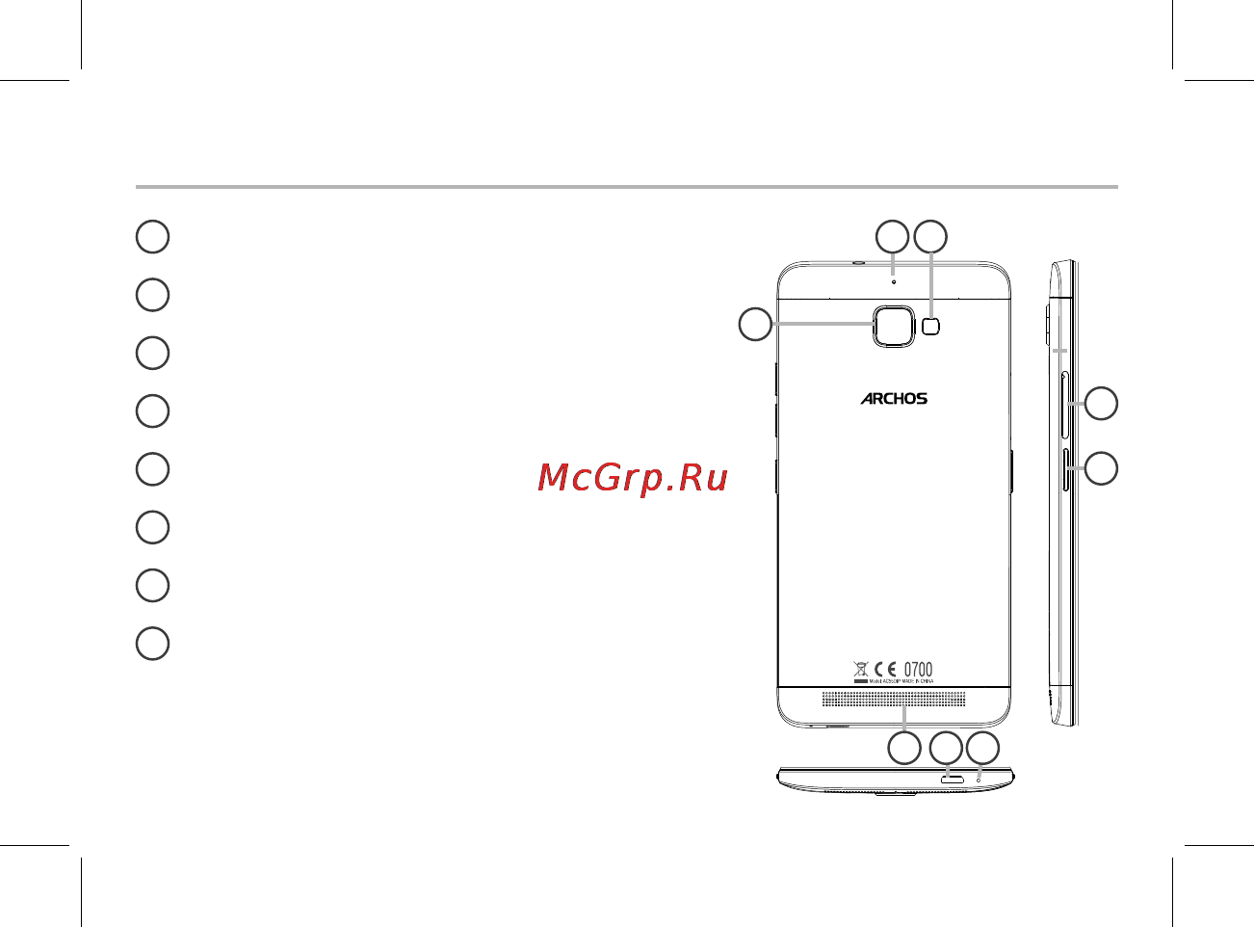 Archos Diamond Plus [116/197] Описание устройства