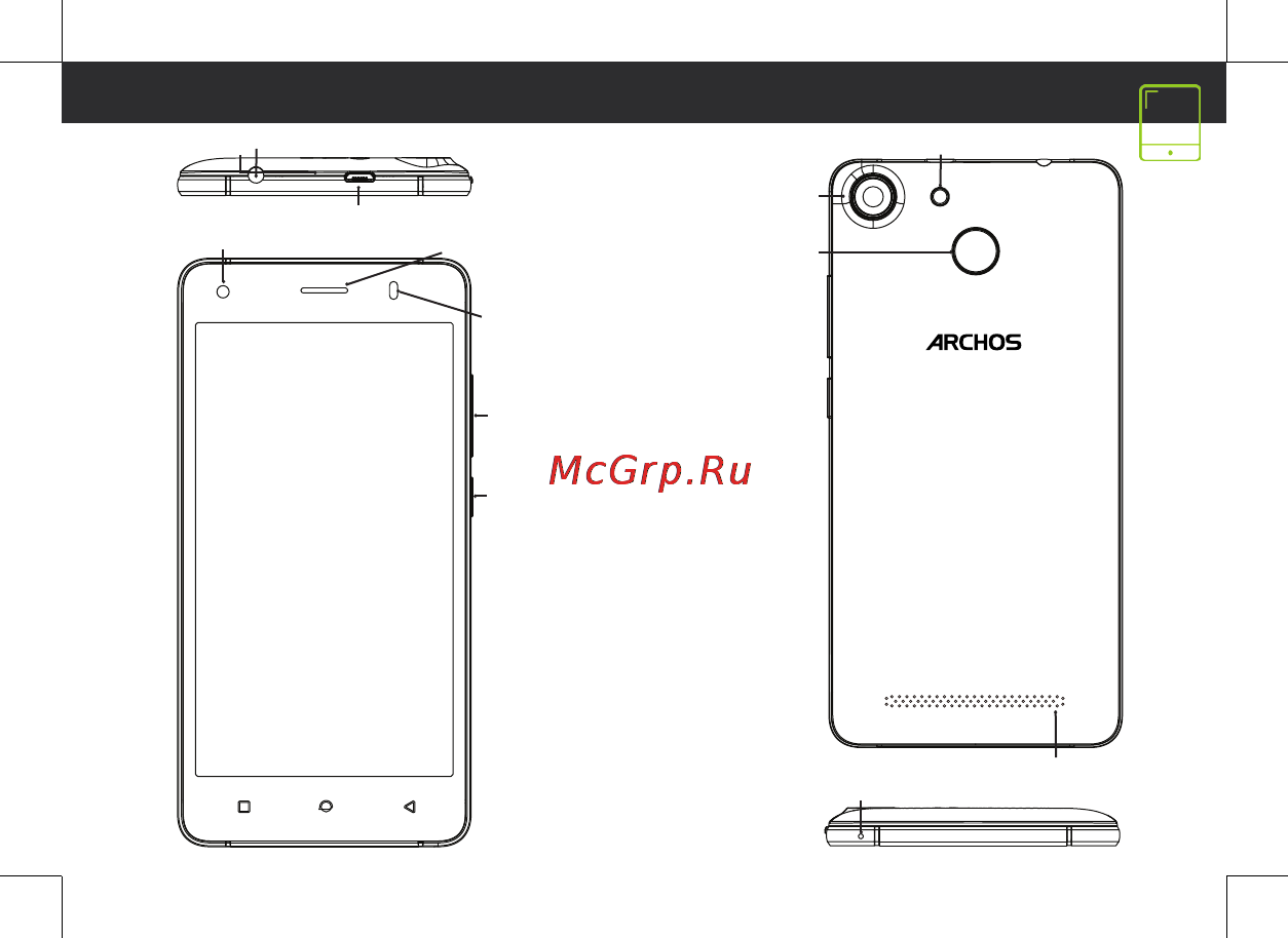 Archos 50f Helium Lite [33/81] Beschrijving van het apparaat