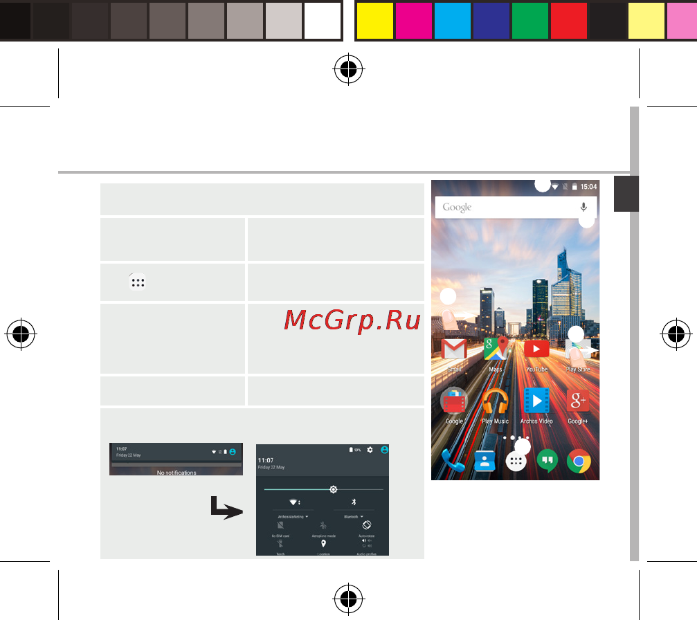 Archos 50e Helium [41/197] Erste schritte