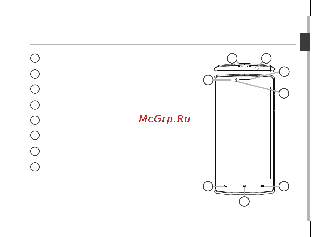 Archos 45c Helium [19/197] Description du téléphone