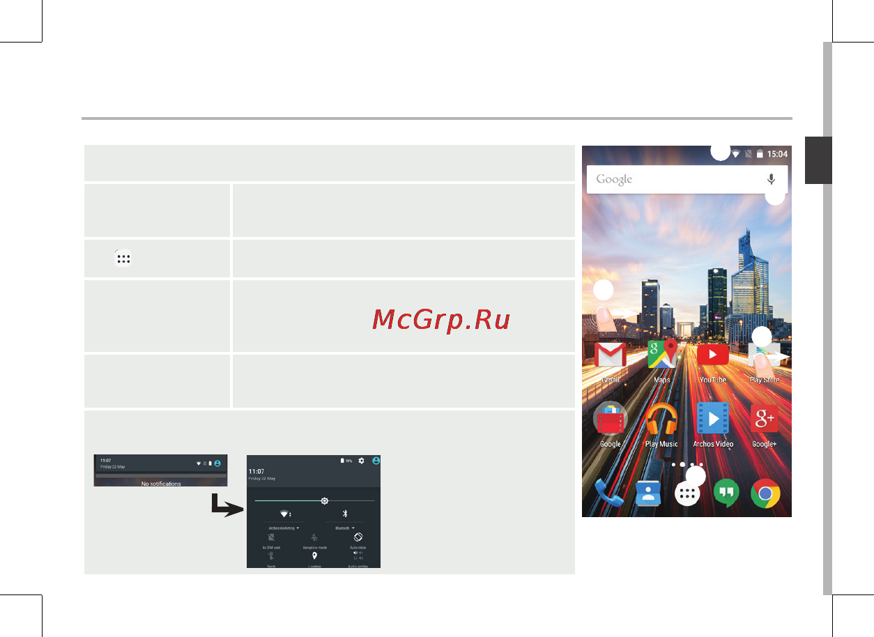 Archos 45c Helium [41/197] Erste schritte