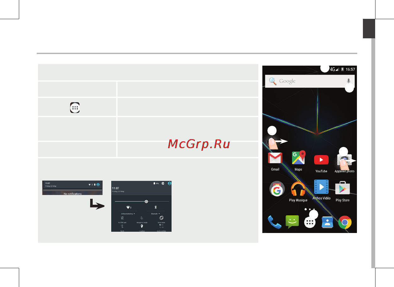 Archos 50d Oxygen [9/213] On your homescreen