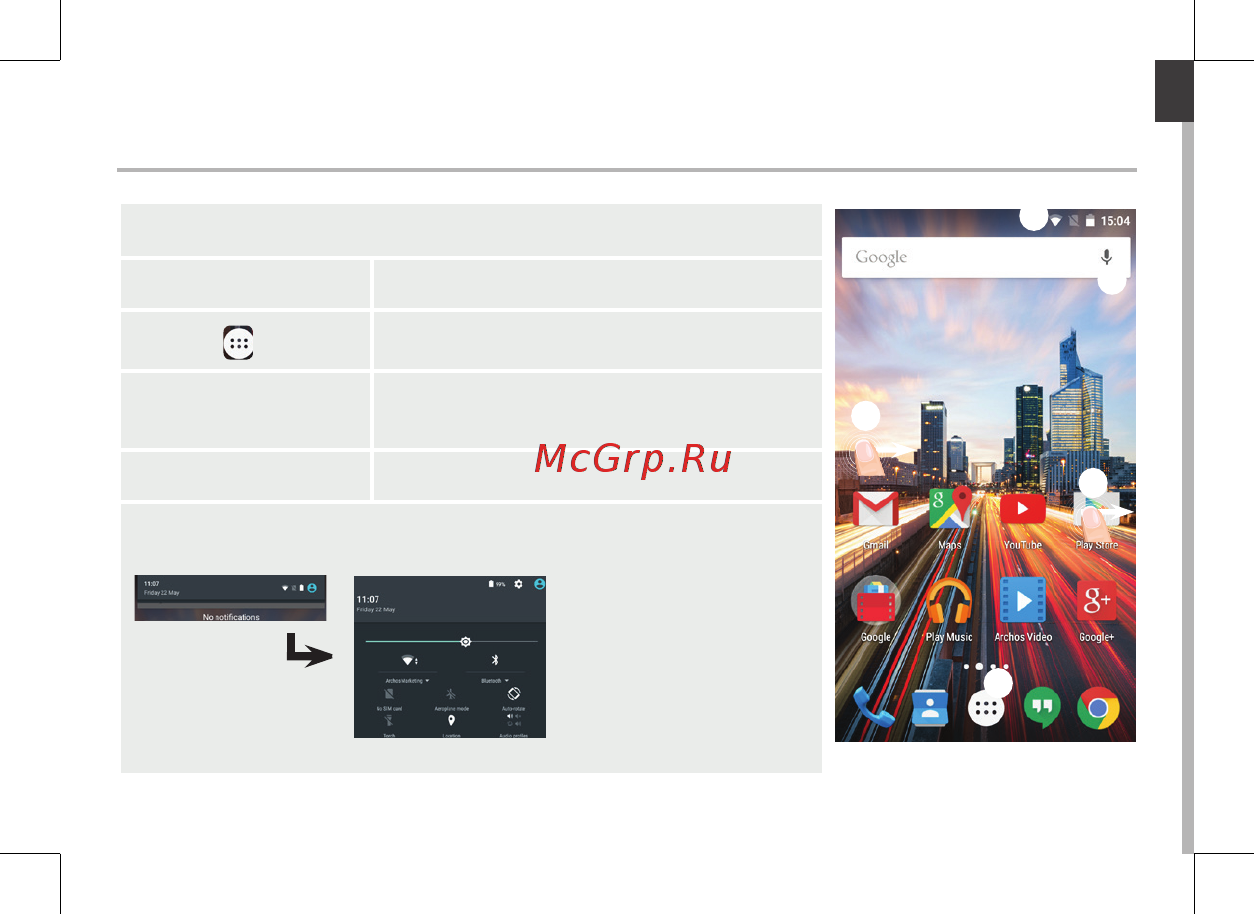 Archos 50 Cobalt [9/197] On your homescreen