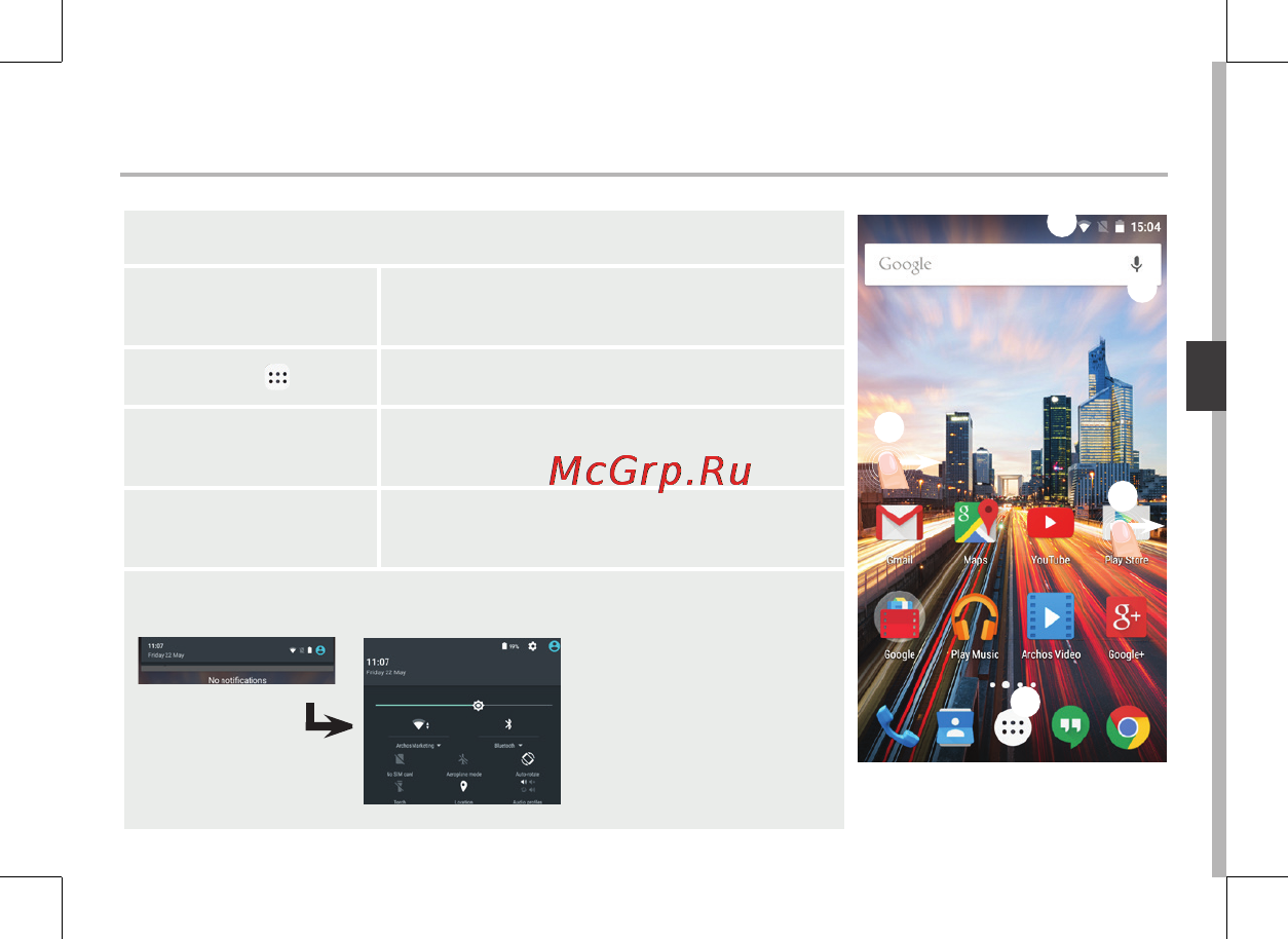 Archos 55 Cobalt Plus [73/197] Schermata iniziale