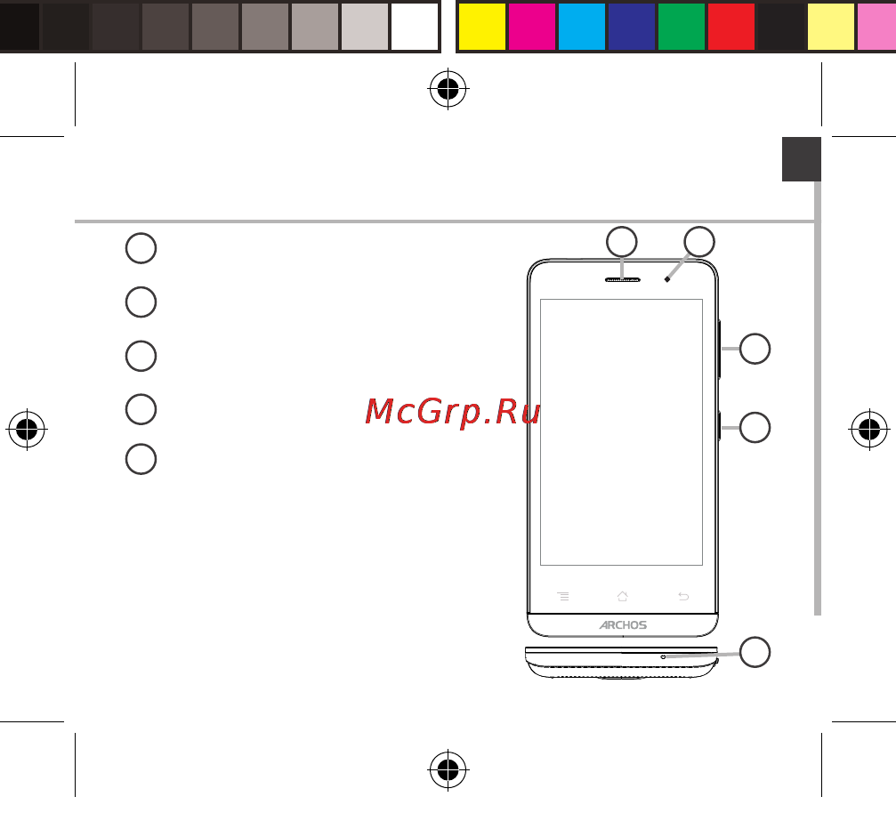 Archos 40d Titanium [3/181] Description of the phone