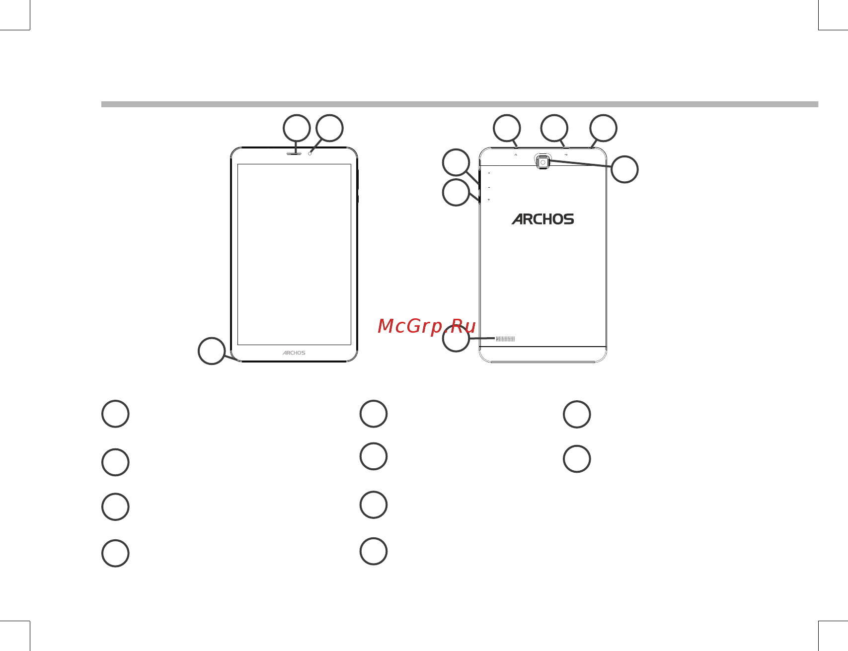 Archos 80d Xenon [130/186] A készülék bemutatása