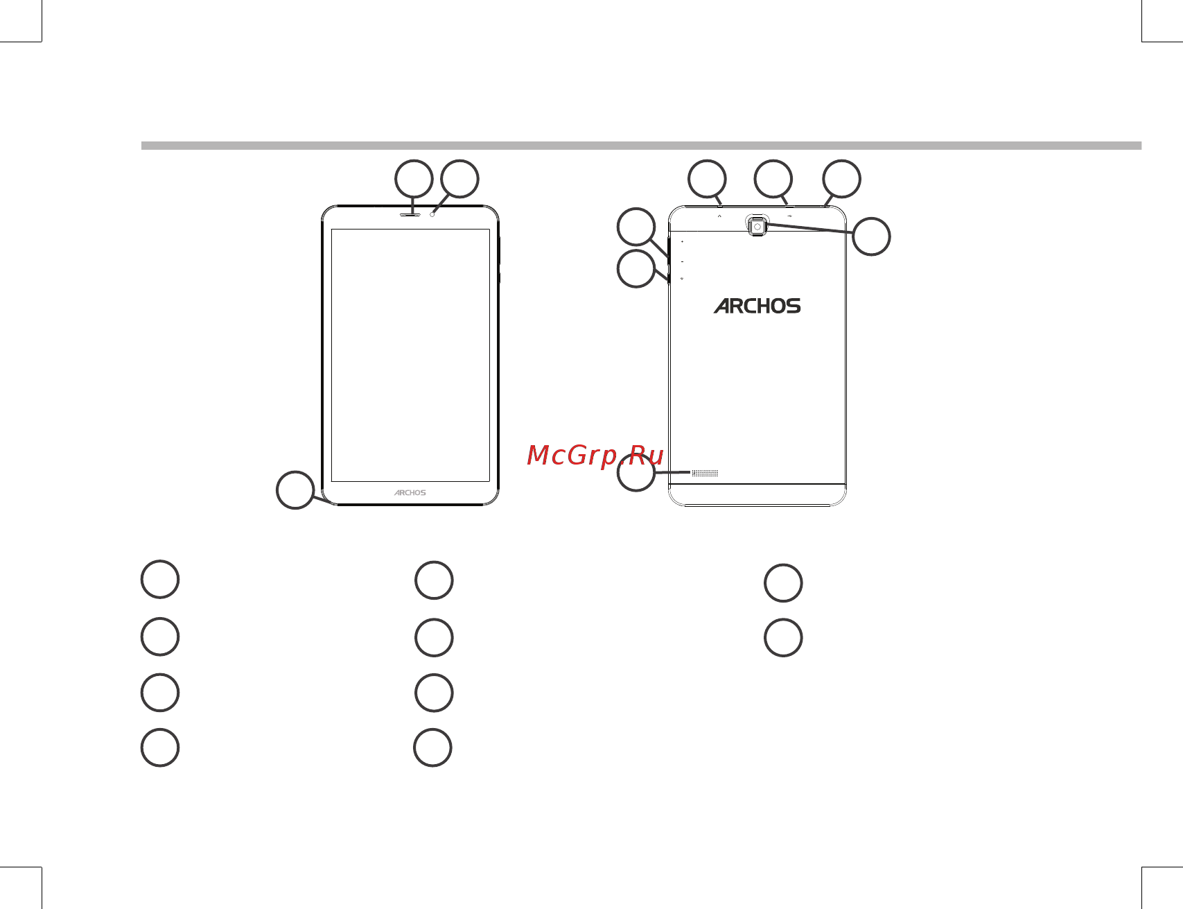 Archos 80d Xenon [144/186] Mô tả điện thoại