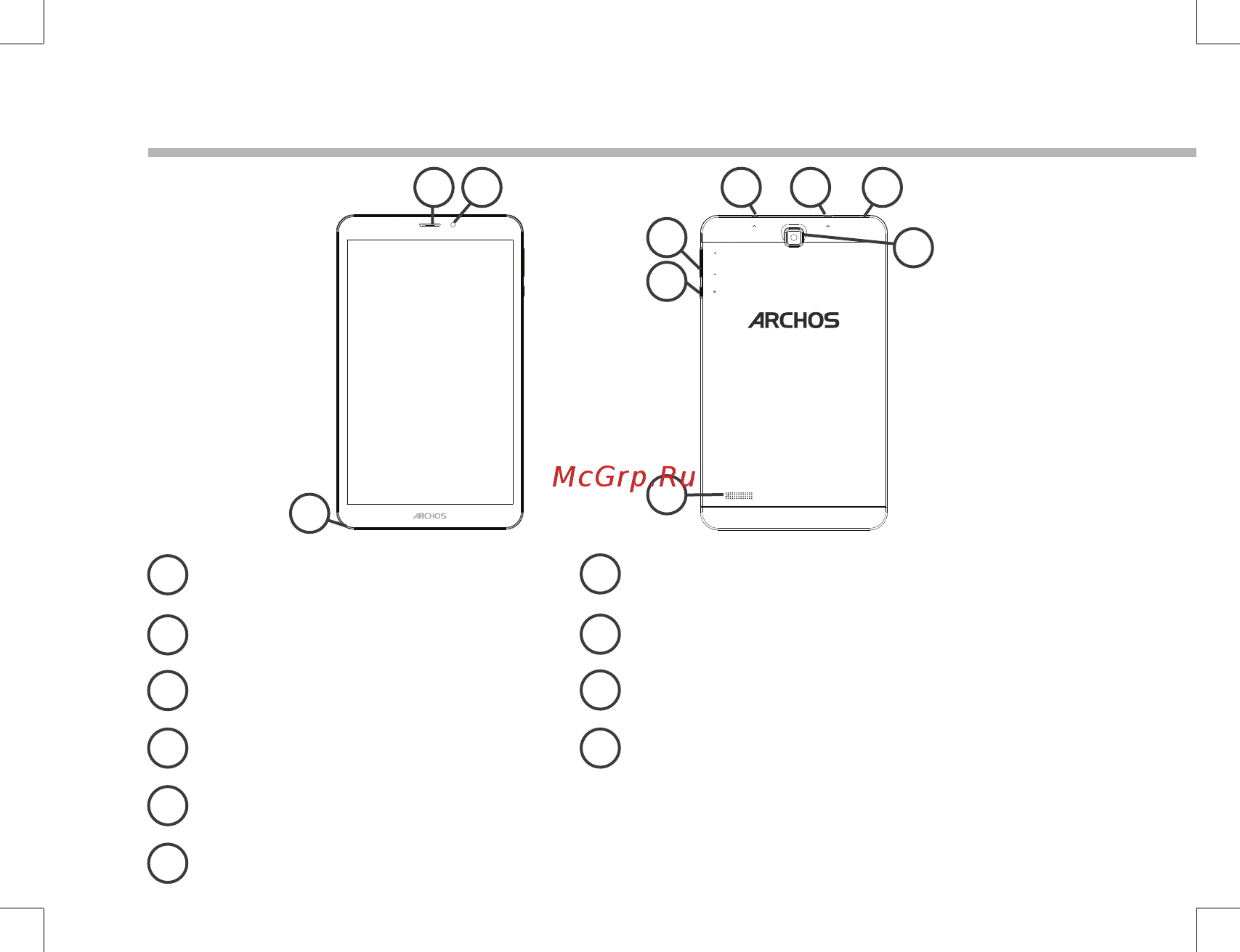 Archos 80d Xenon [158/186] Опис пристрою