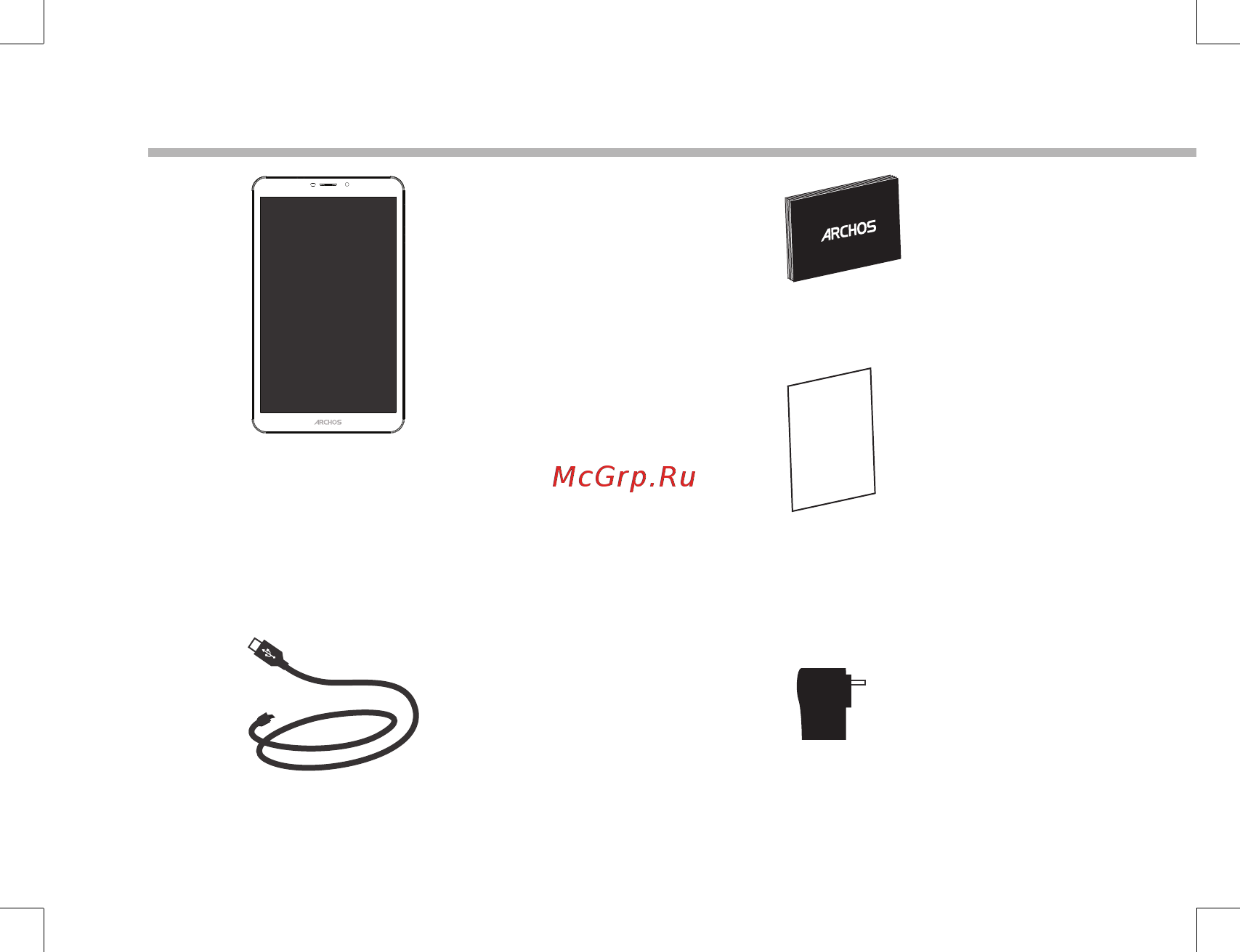 Archos 80d Xenon [44/186] Contenuto della confezione