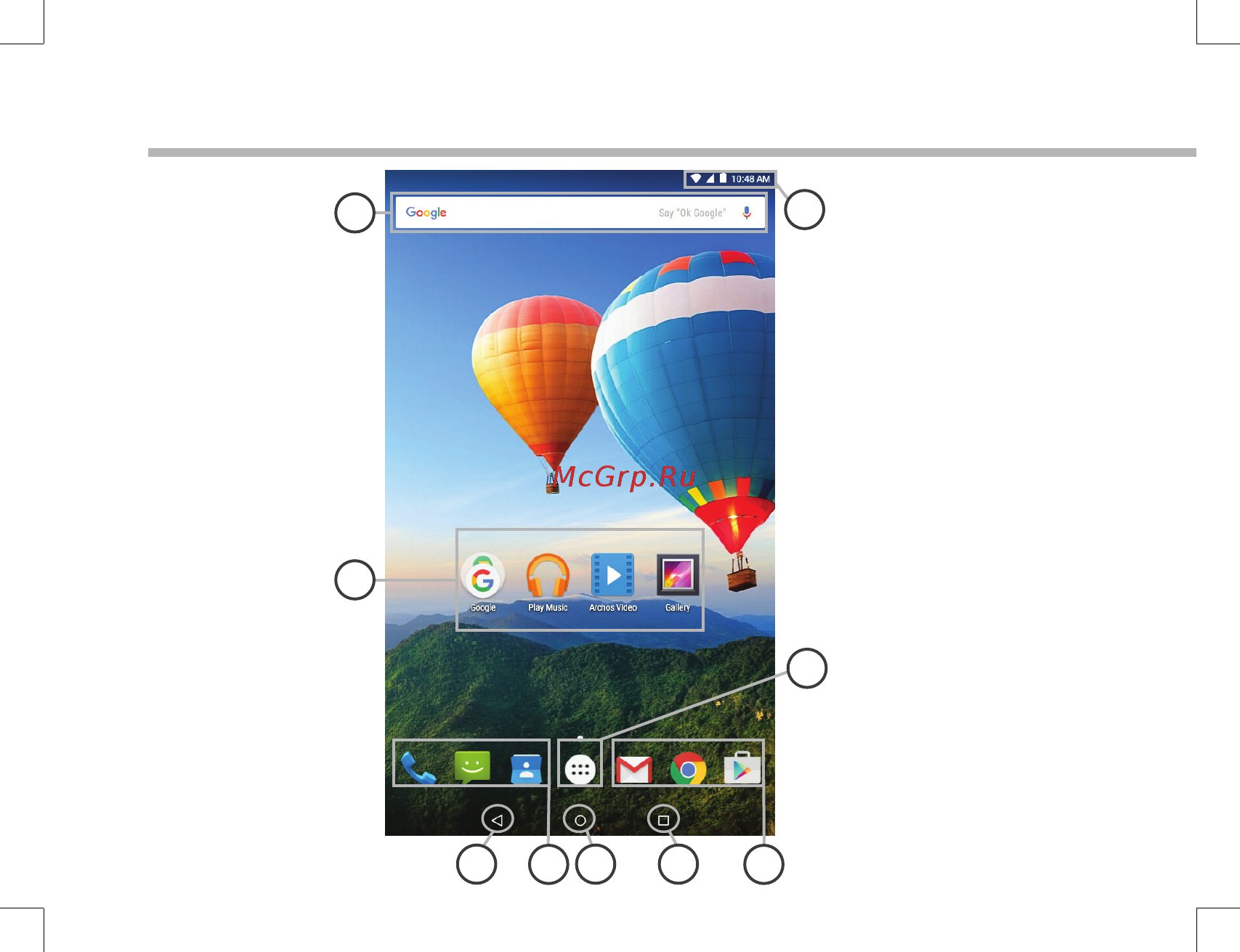 Archos 80d Xenon [92/186] Интерфейс androi